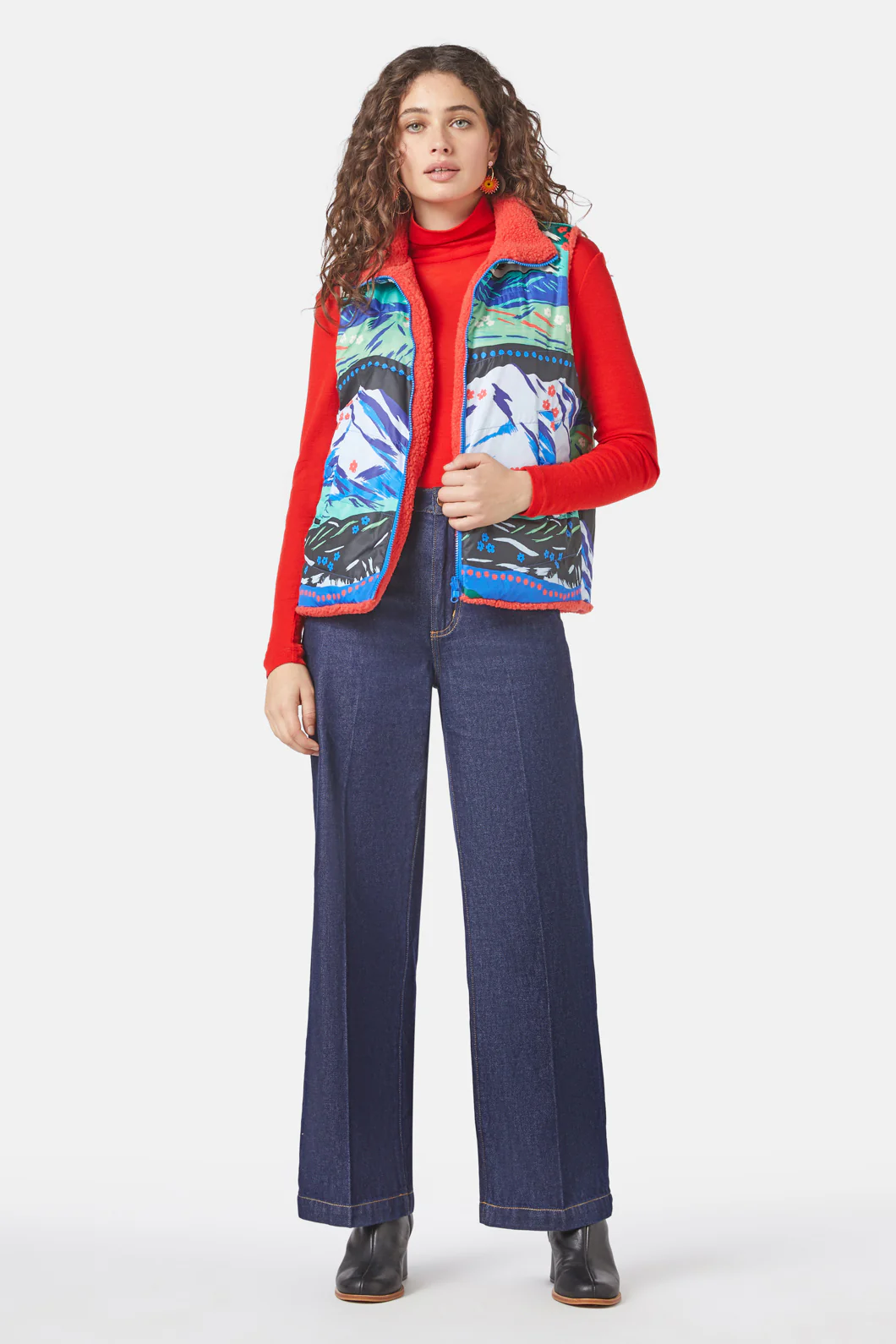 Ranges Reversible Sherpa Vest - Image 2