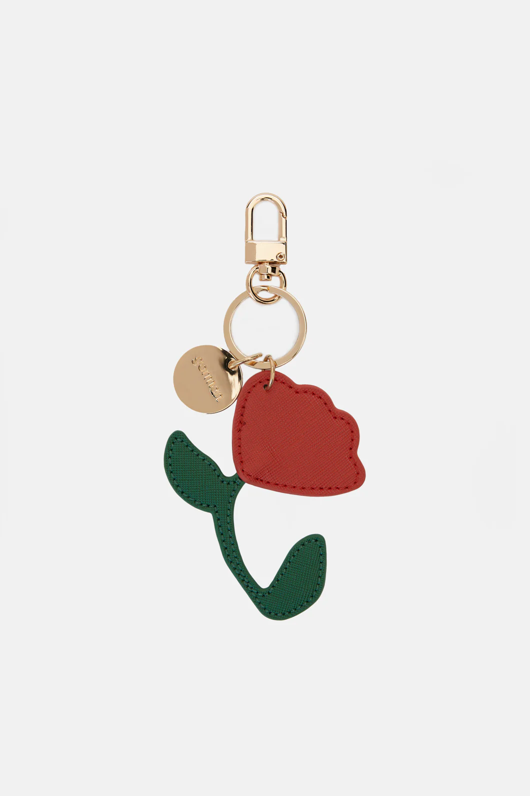 Red Flower Key Ring - Image 2