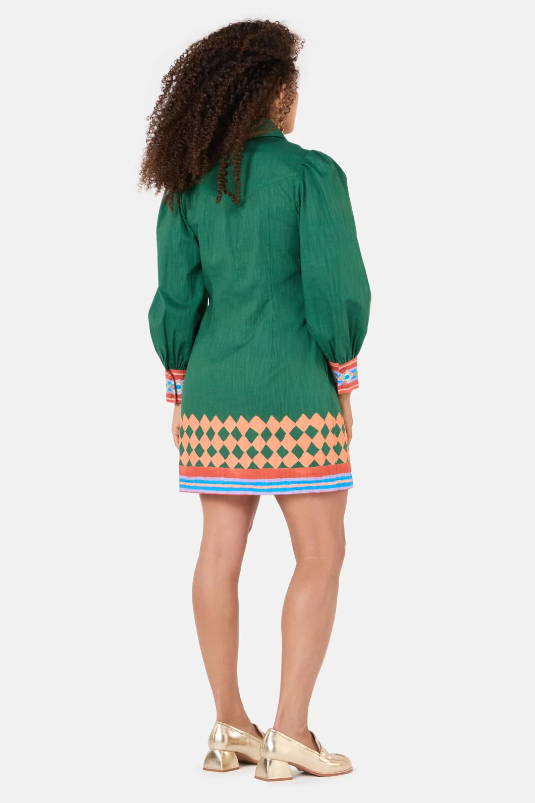 Renaissance Embroidered Shirt Dress - Image 6