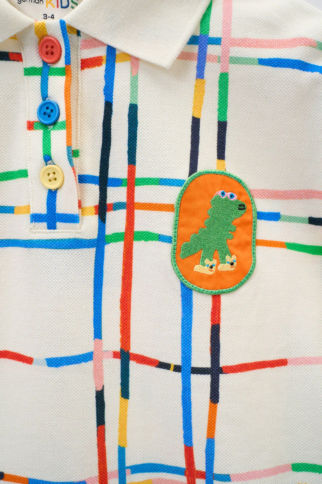 Rex Check Kids Polo Top - Image 3
