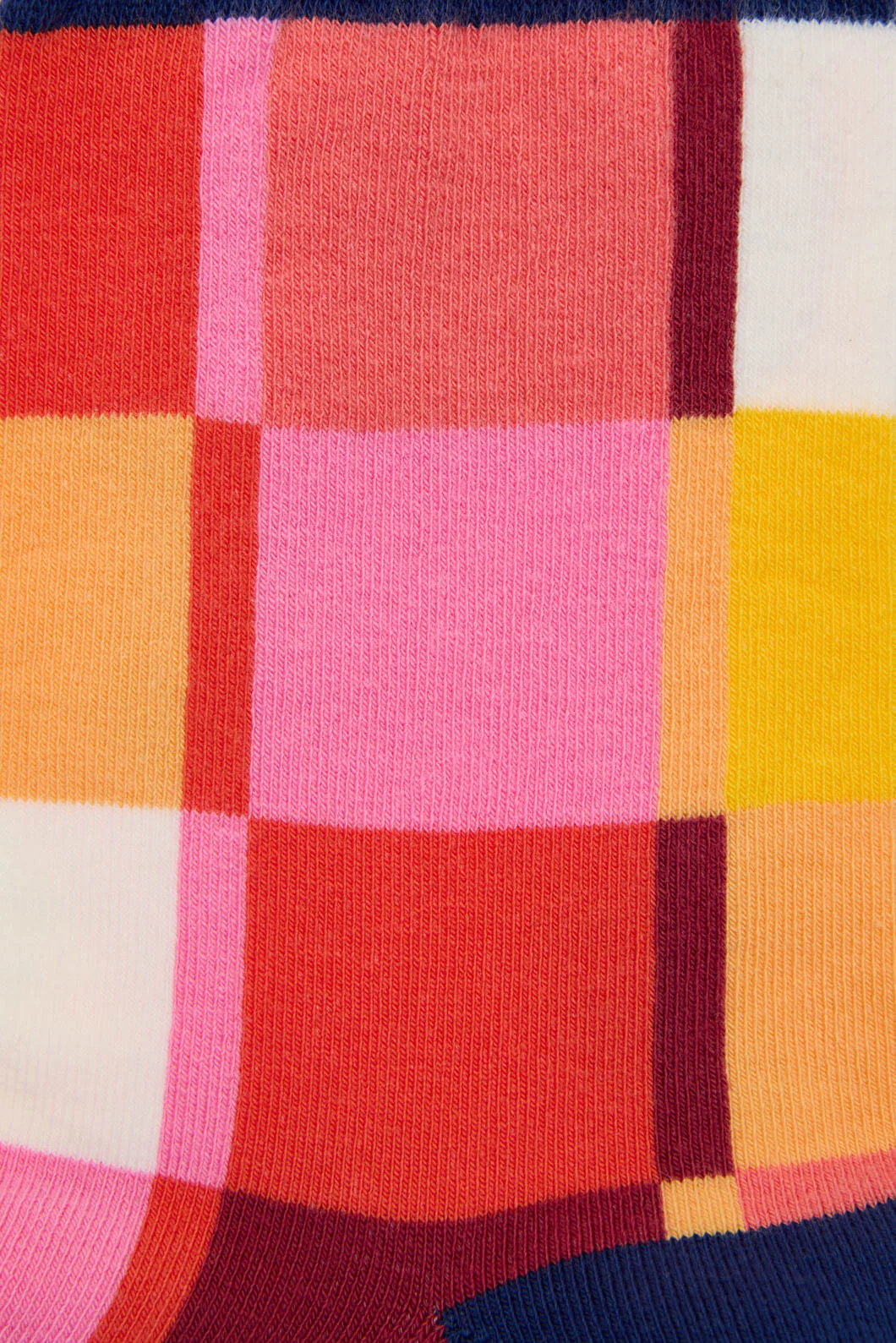 Rhapsody Check Crew  Sock - Image 2