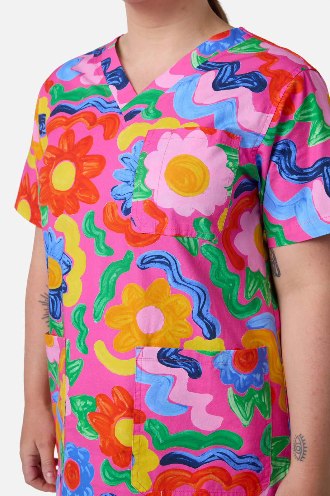 Ribbon Floral Scrub Set - Image 5