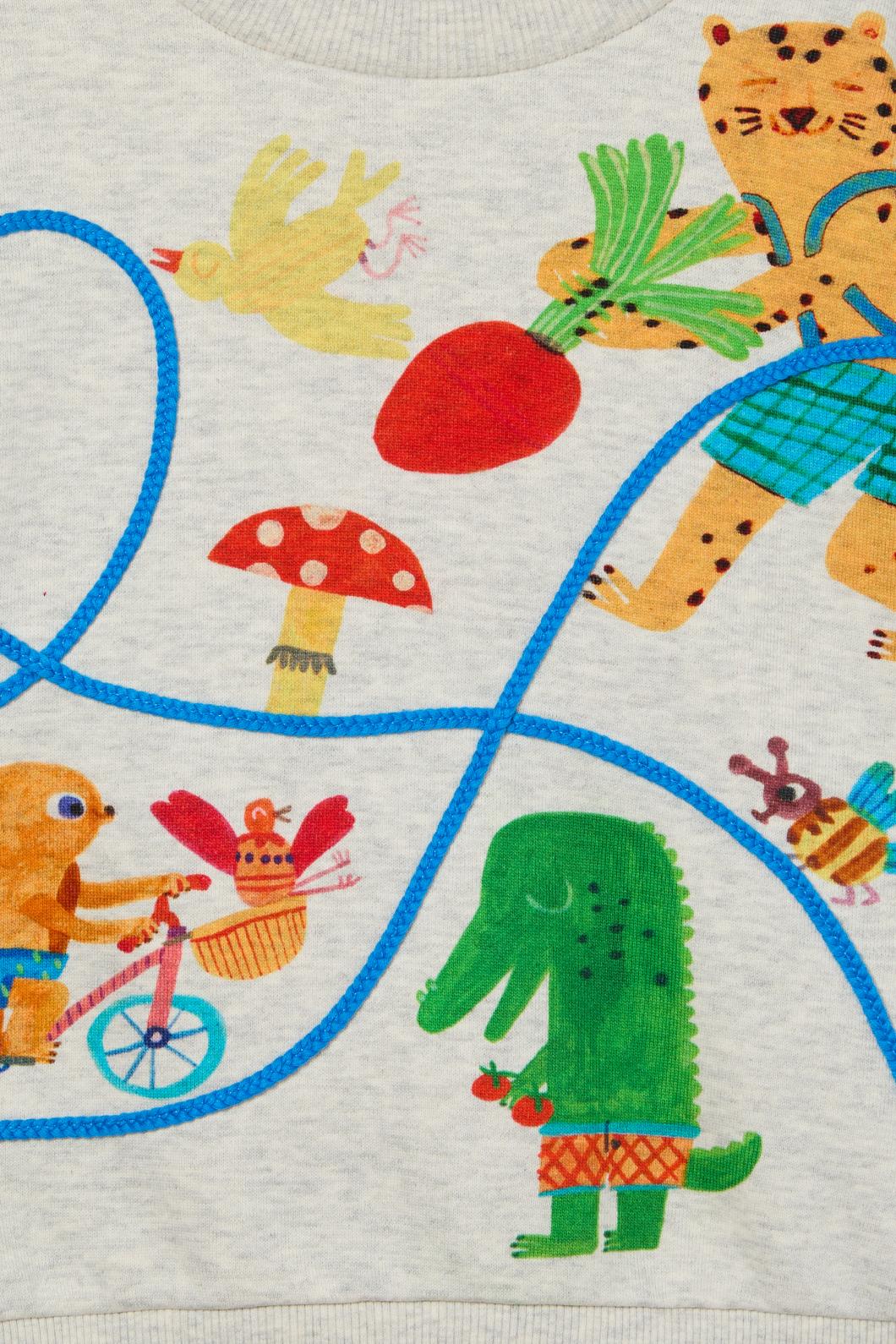 Riding Swirl Kids Sweater - Image 4