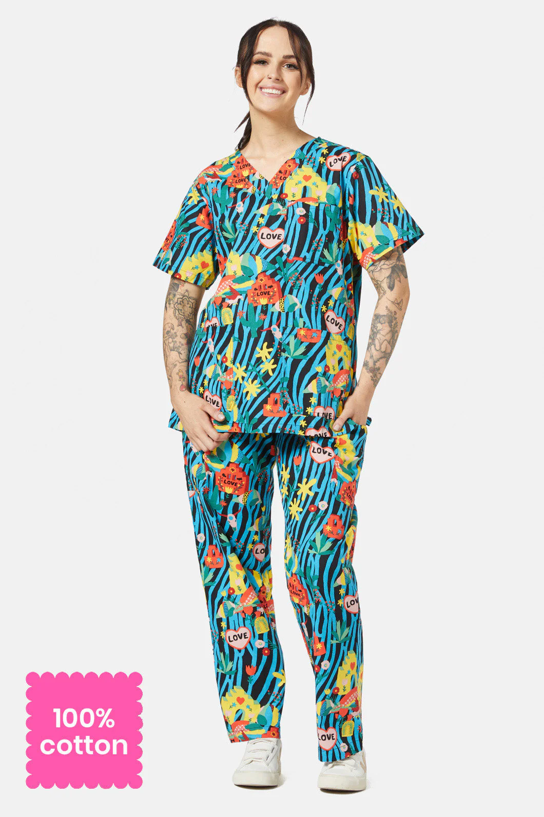 River Of Love Scrub Set - Image 12