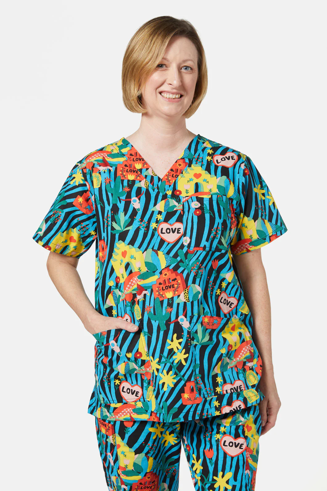 River Of Love Scrub Set - Image 5