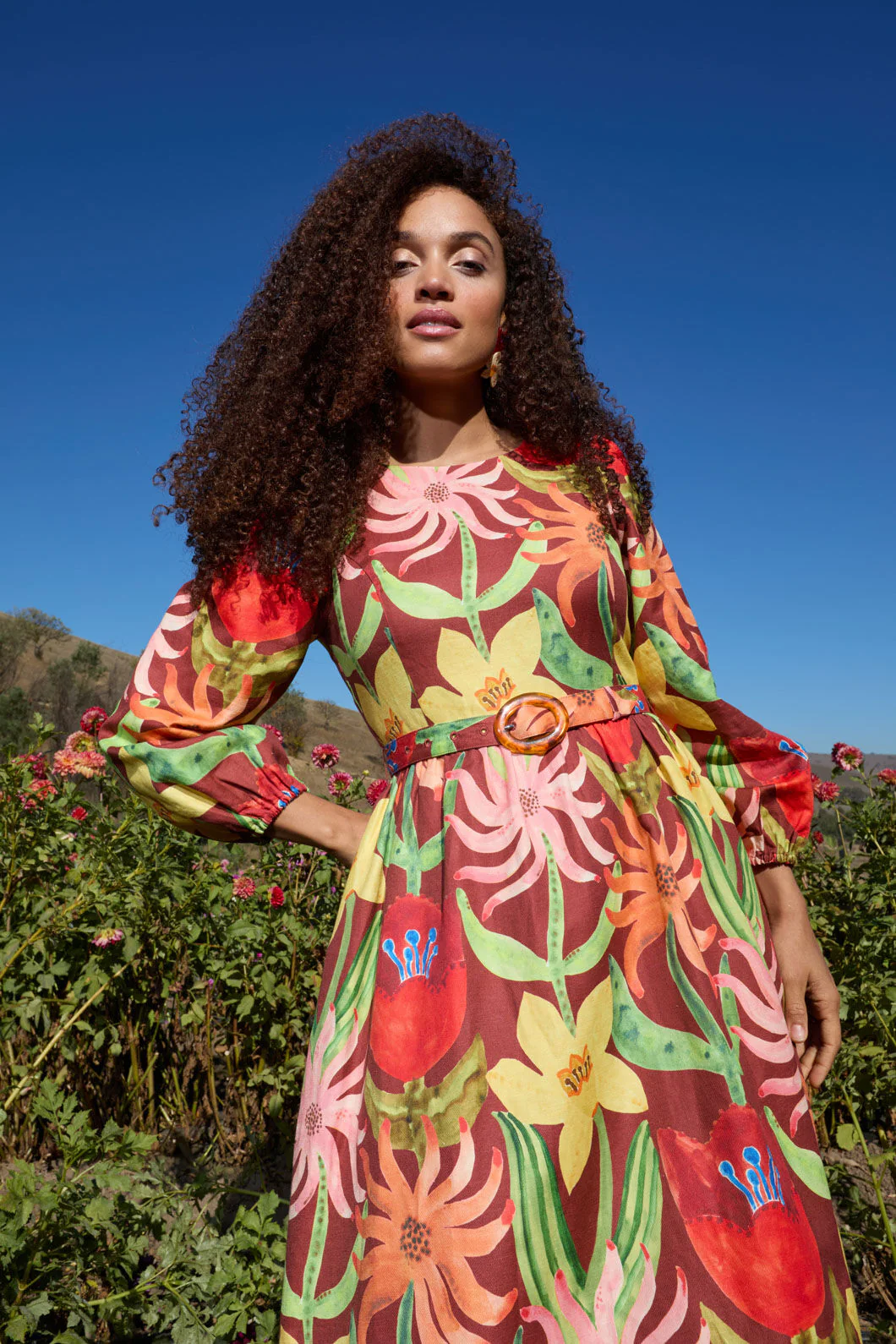 Rosie's Posies Long Dress - Image 3