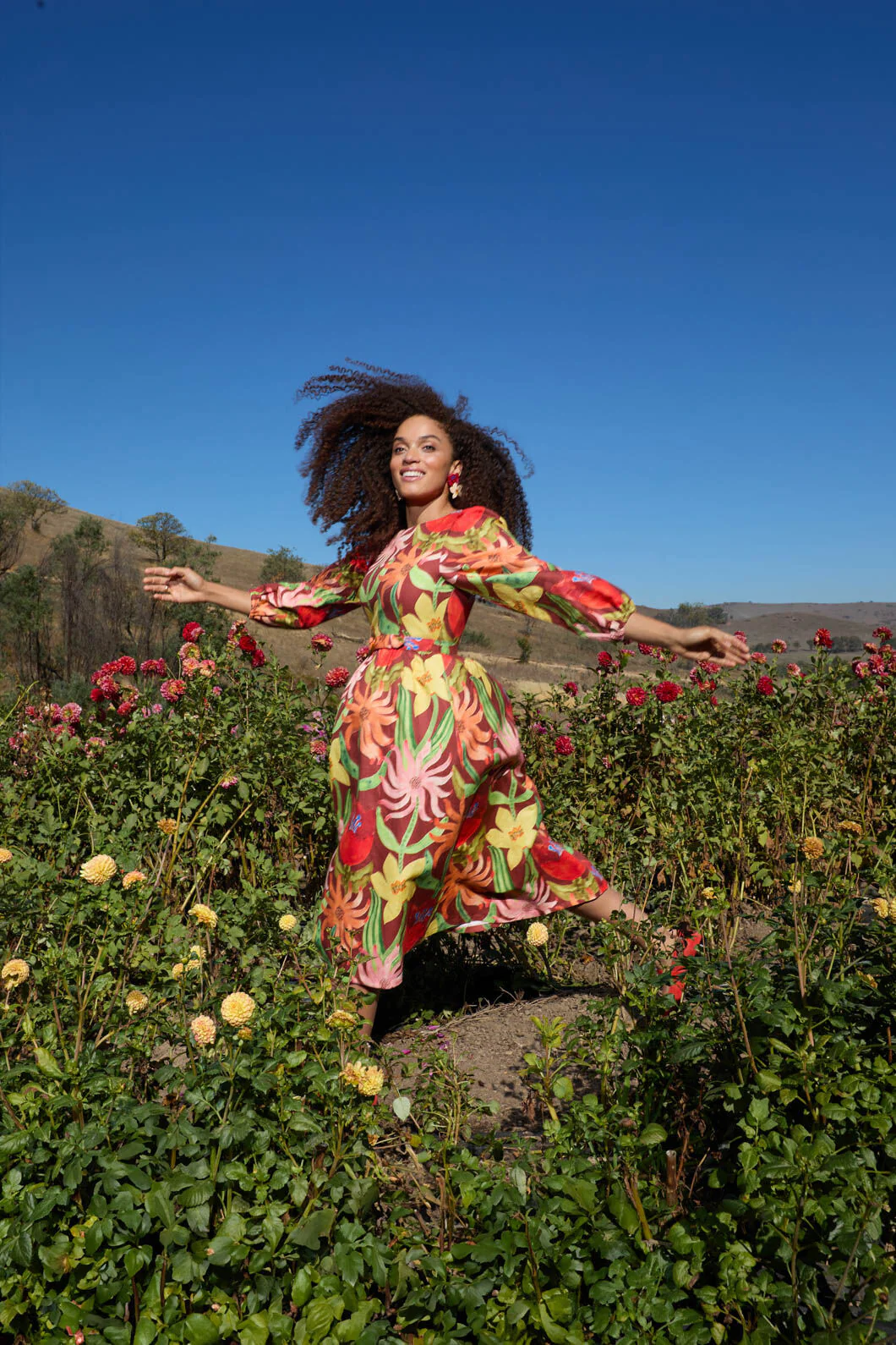 Rosie's Posies Long Dress - Image 5