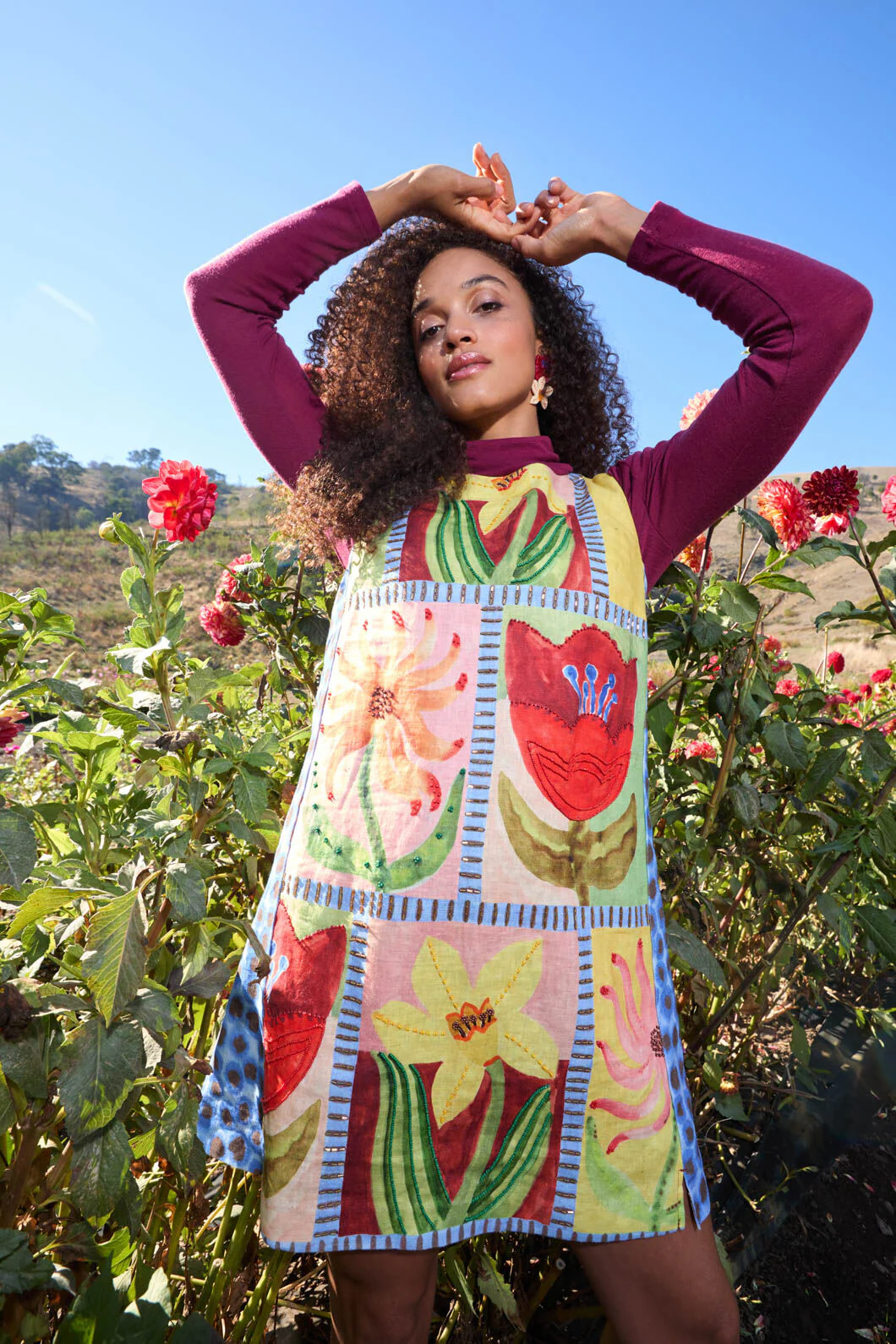 Rosie's Posies Shift Dress - Image 4