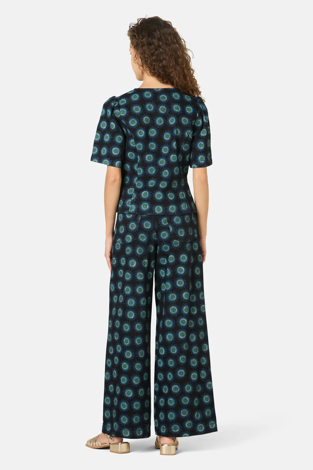 Royal Spot Denim Top - Image 4