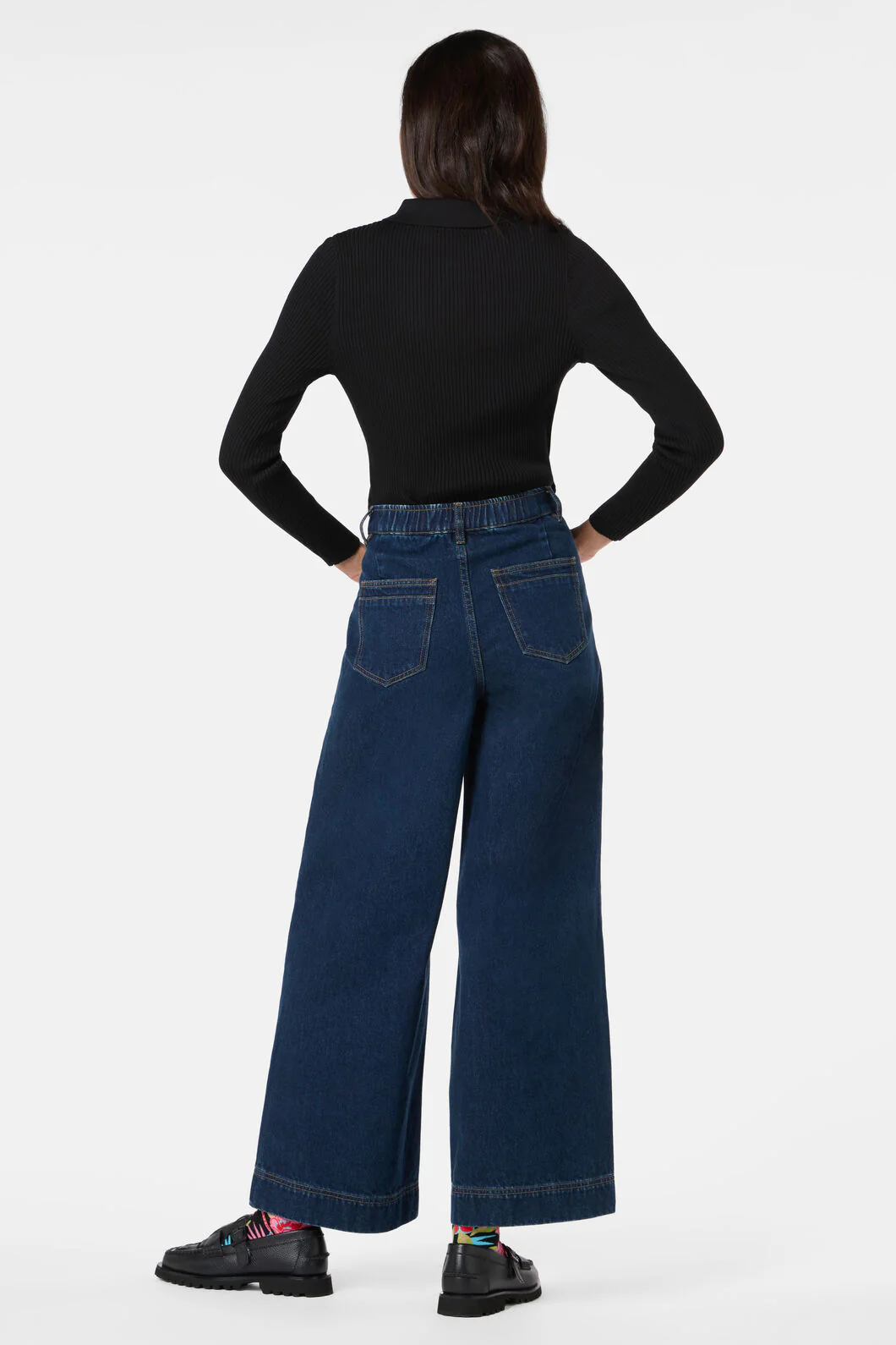 Scarlett Wide Leg Denim Jean - Image 5