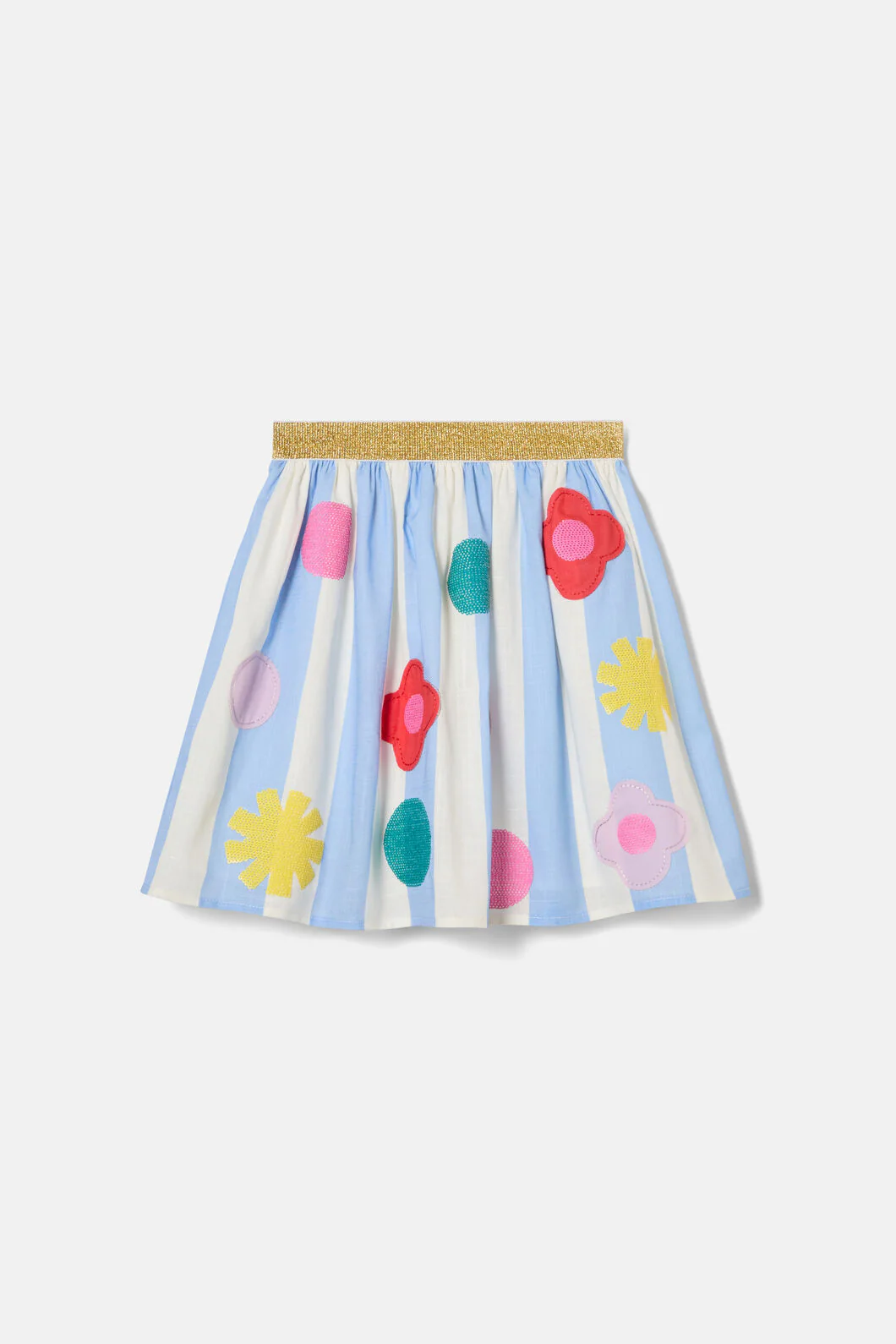 Sequin Stripe Kids Skirt - Image 4