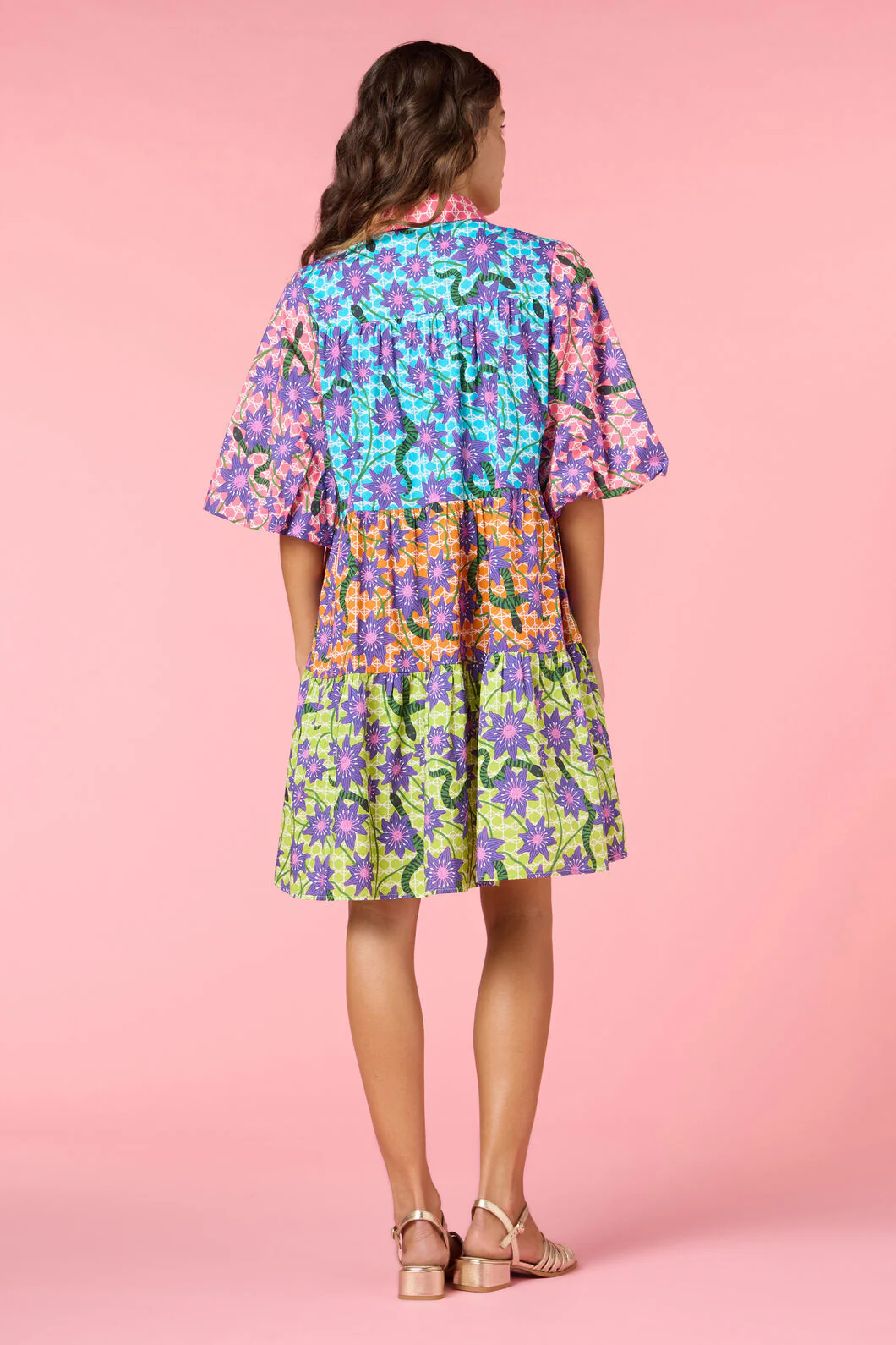 Serpent's Bloom Shirt Dress - Image 4