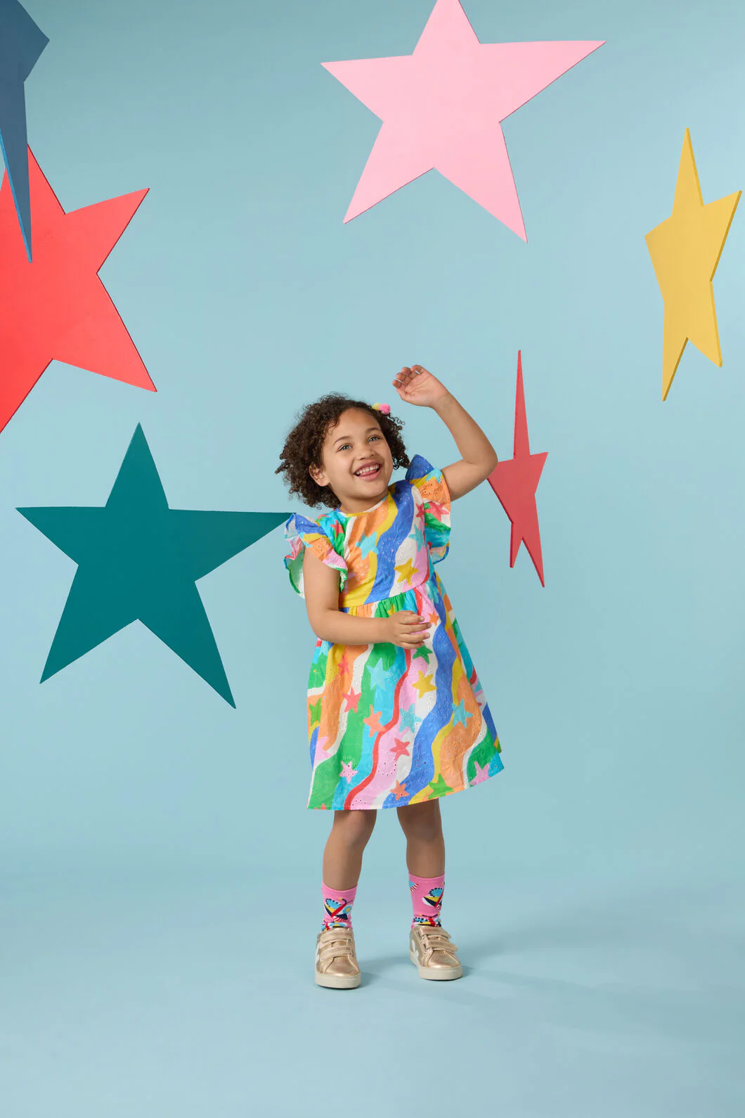 Shine Kids Broderie Dress - Image 2