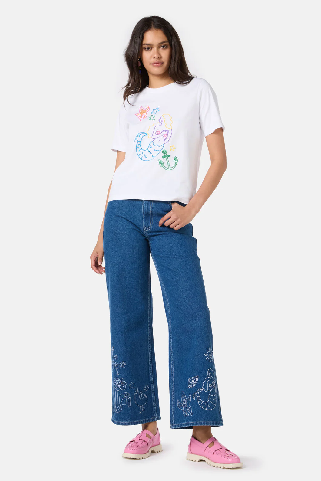 Sirena Emb Classic Tee - Image 2