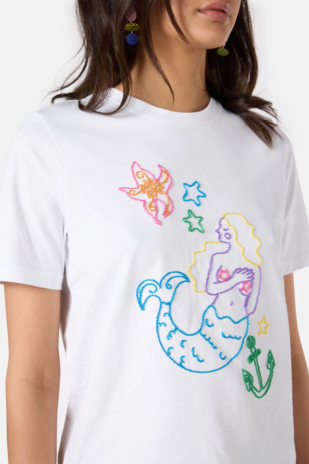 Sirena Emb Classic Tee - Image 5