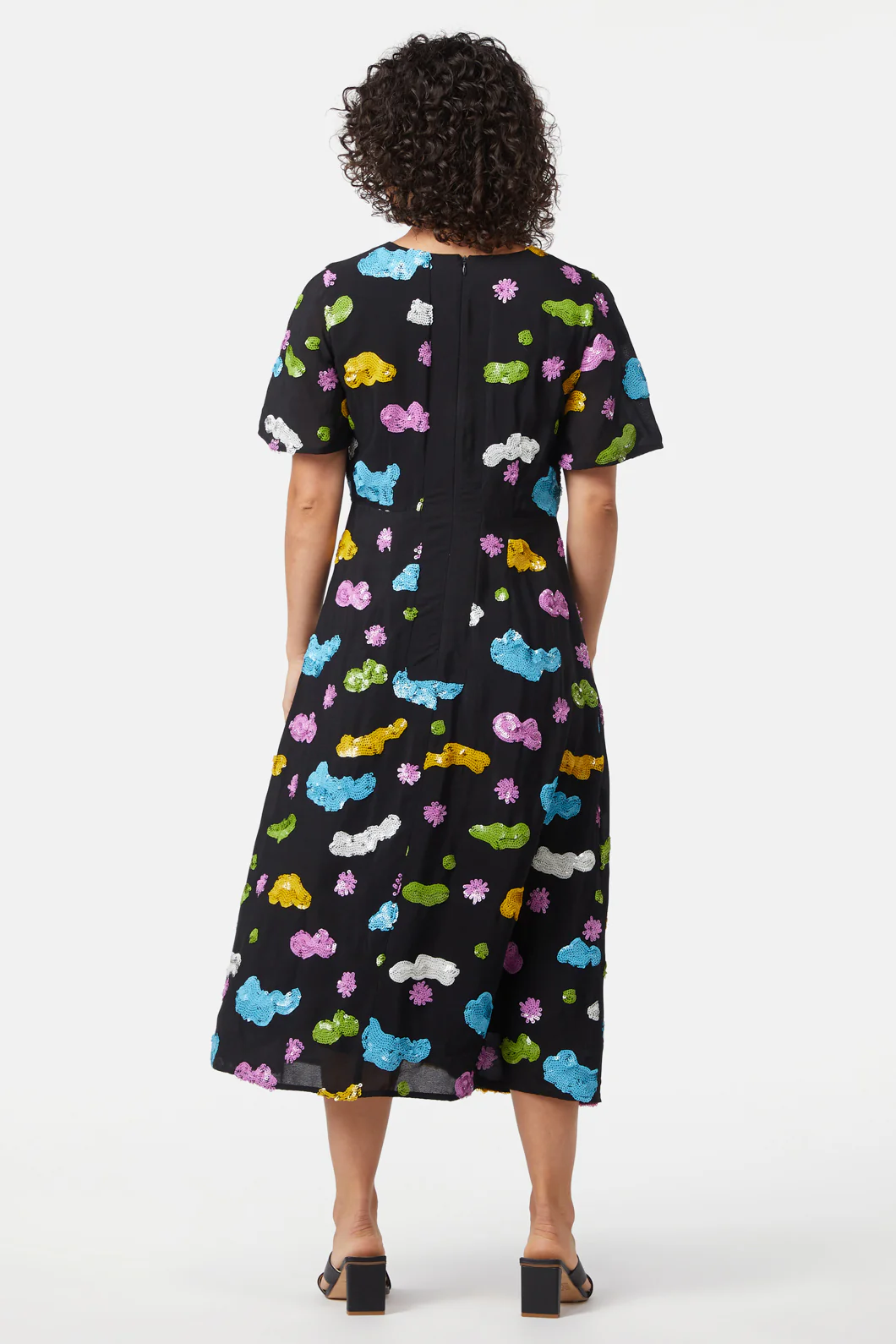 Skyscape Sequinned Dress - Image 4