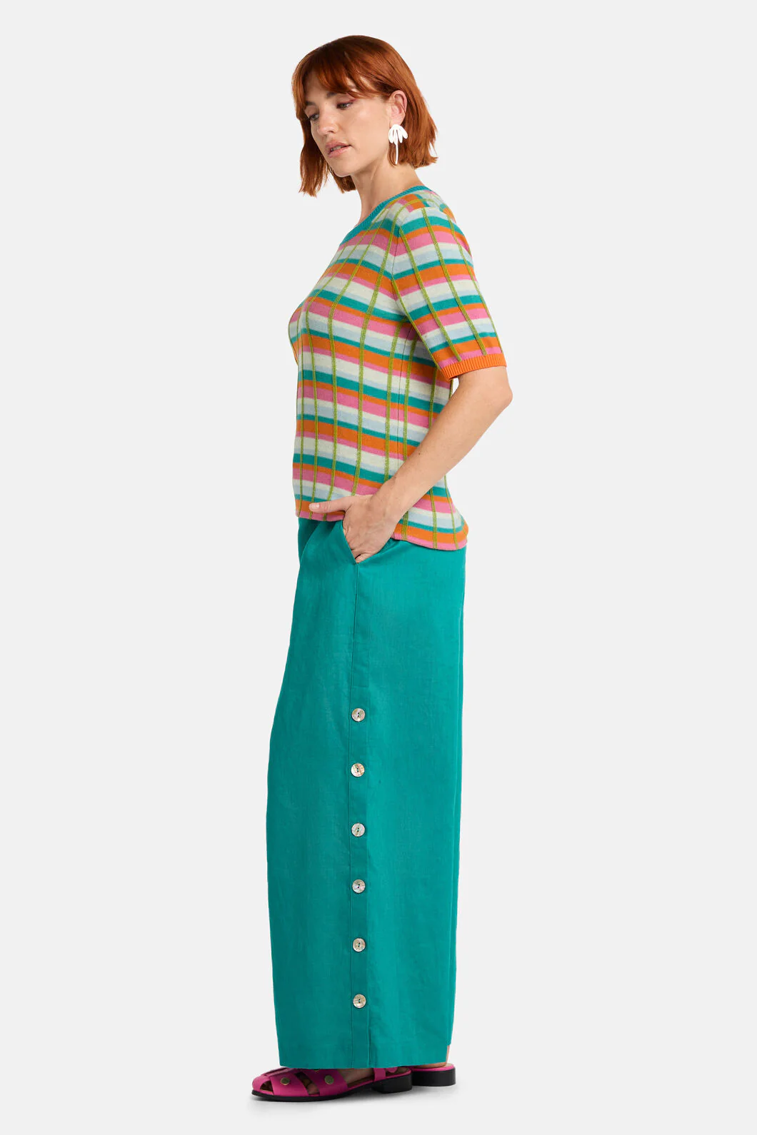 So Check Knit Top - Image 3