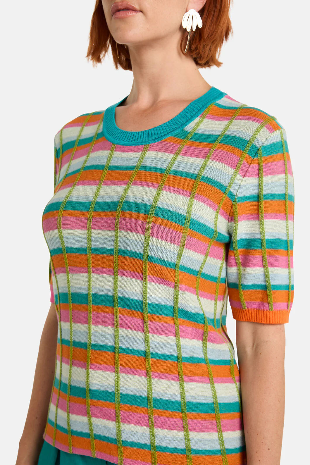 So Check Knit Top - Image 5
