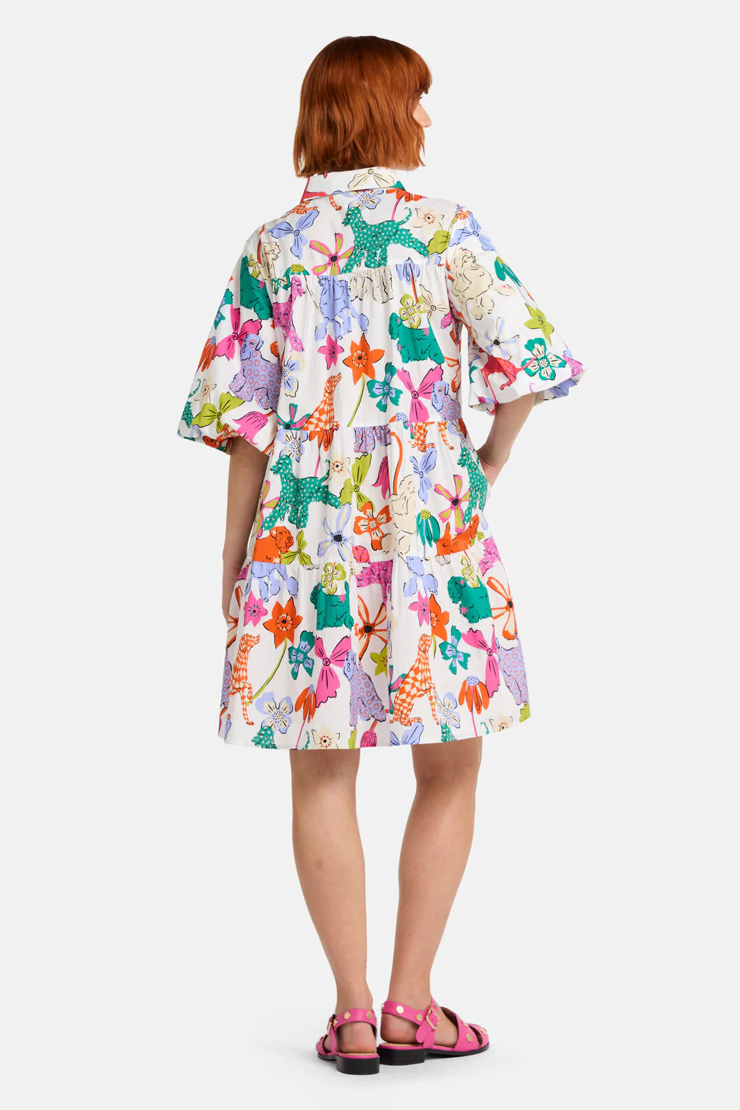 So Fetch Print Shirt Dress - Image 5