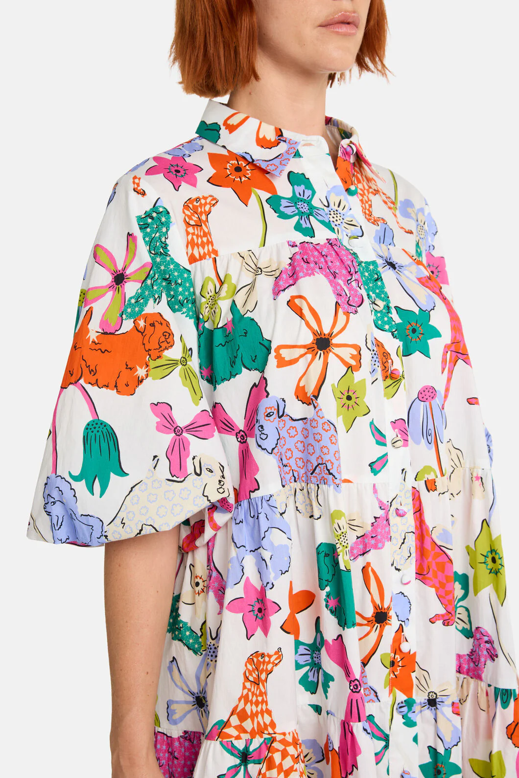 So Fetch Print Shirt Dress - Image 6
