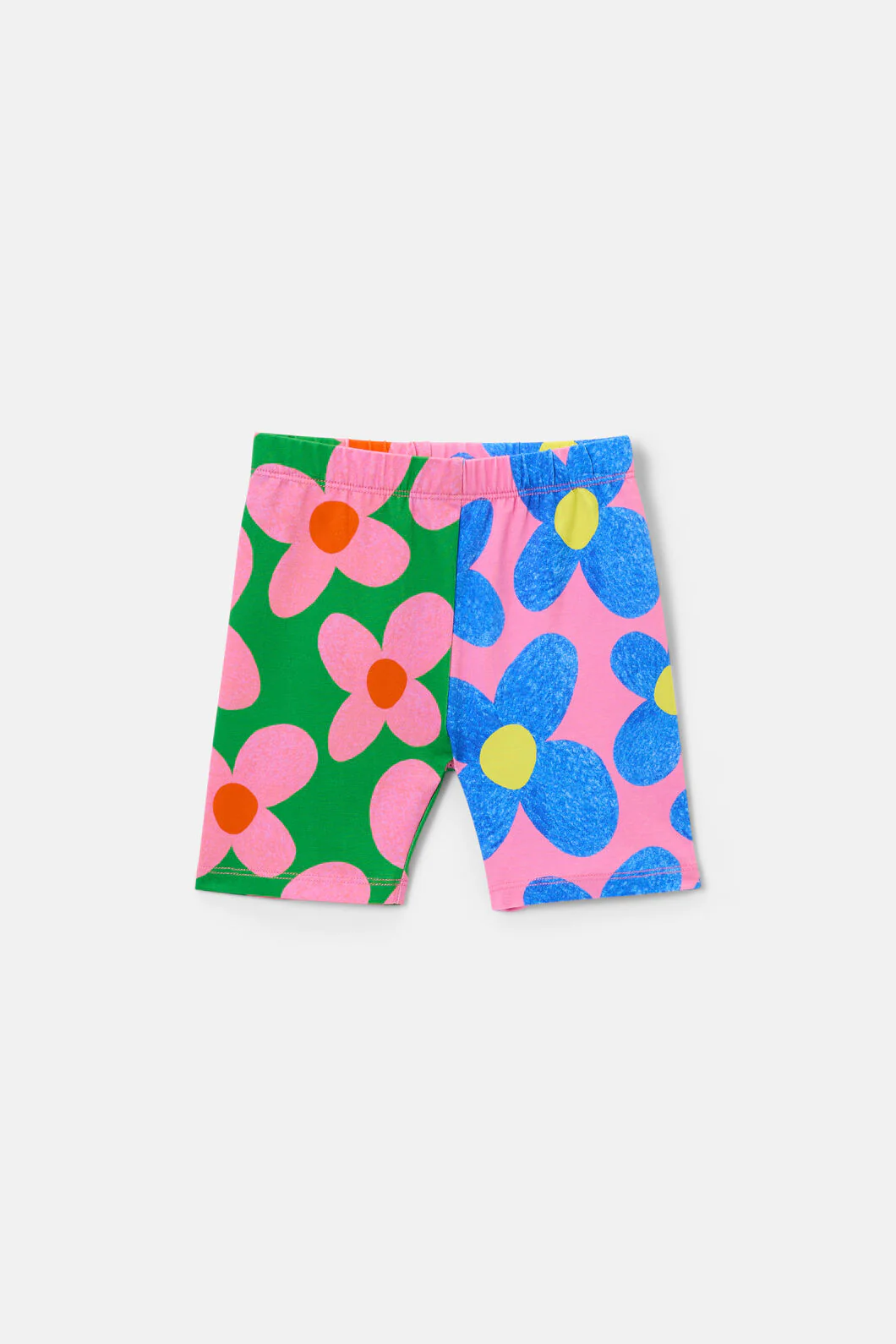 Spliced Floral Kids Bike Short - Image 2