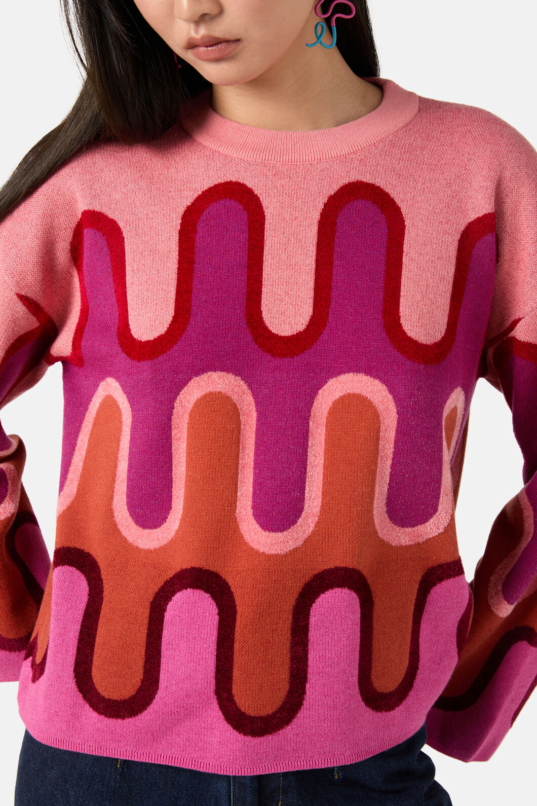 Squiggle Stripe Jumper - Image 5