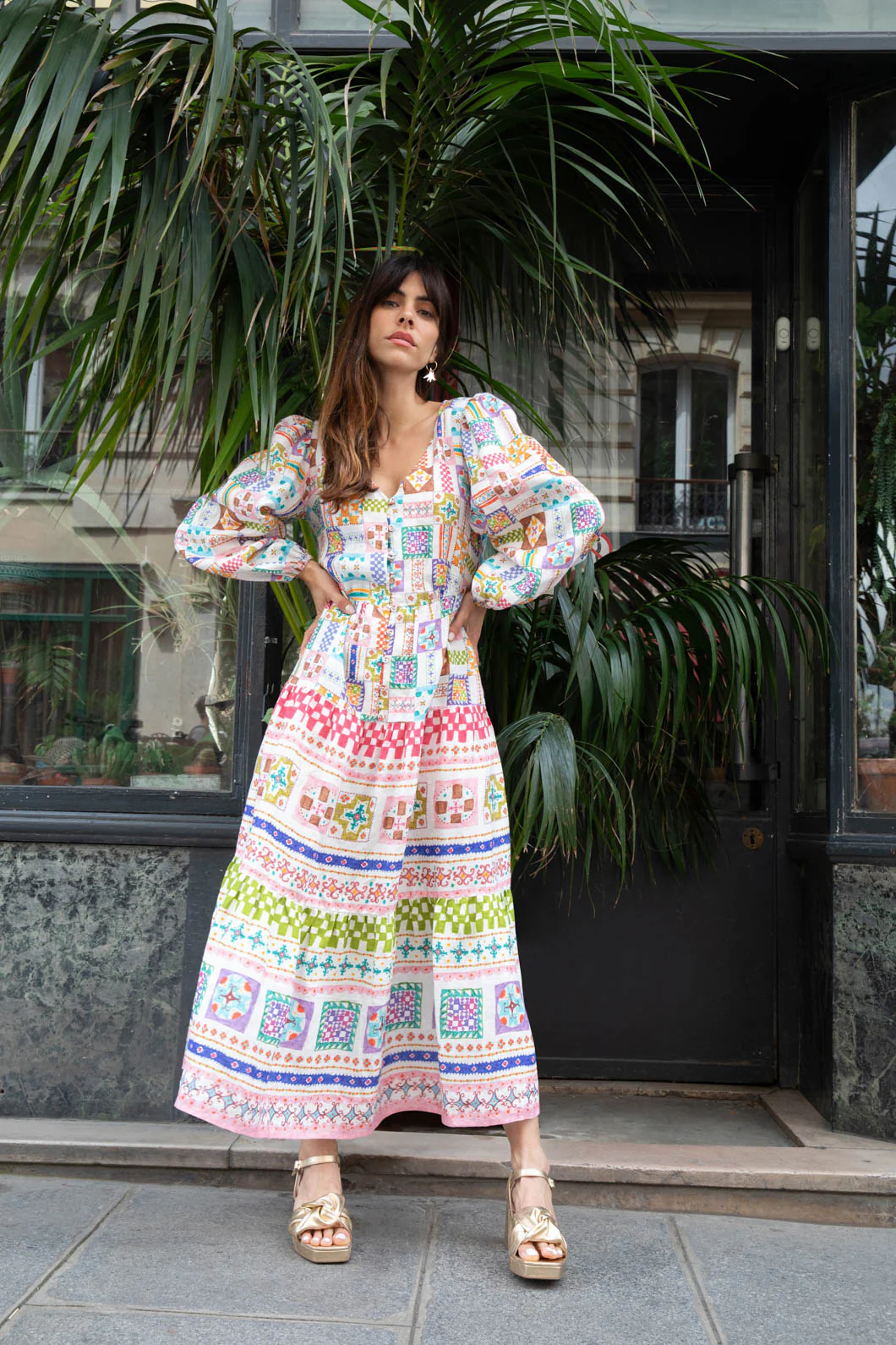Stained Glass Tiered Dress - Image 2
