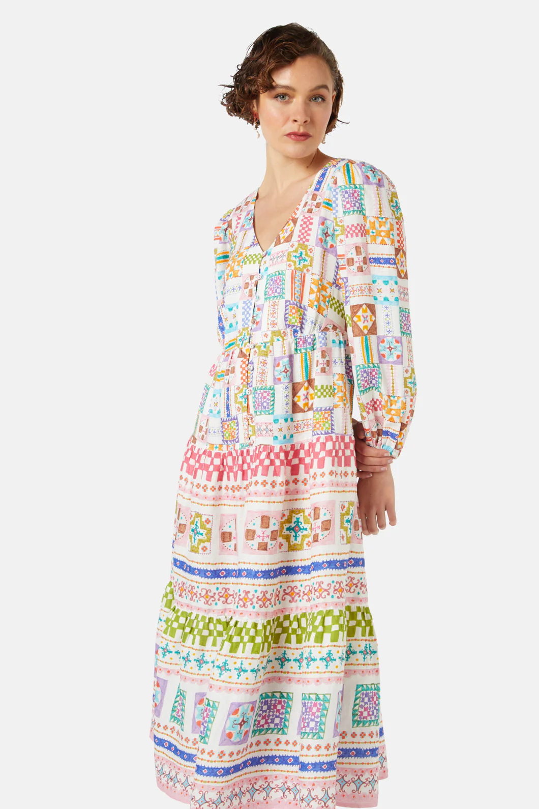 Stained Glass Tiered Dress - Image 3