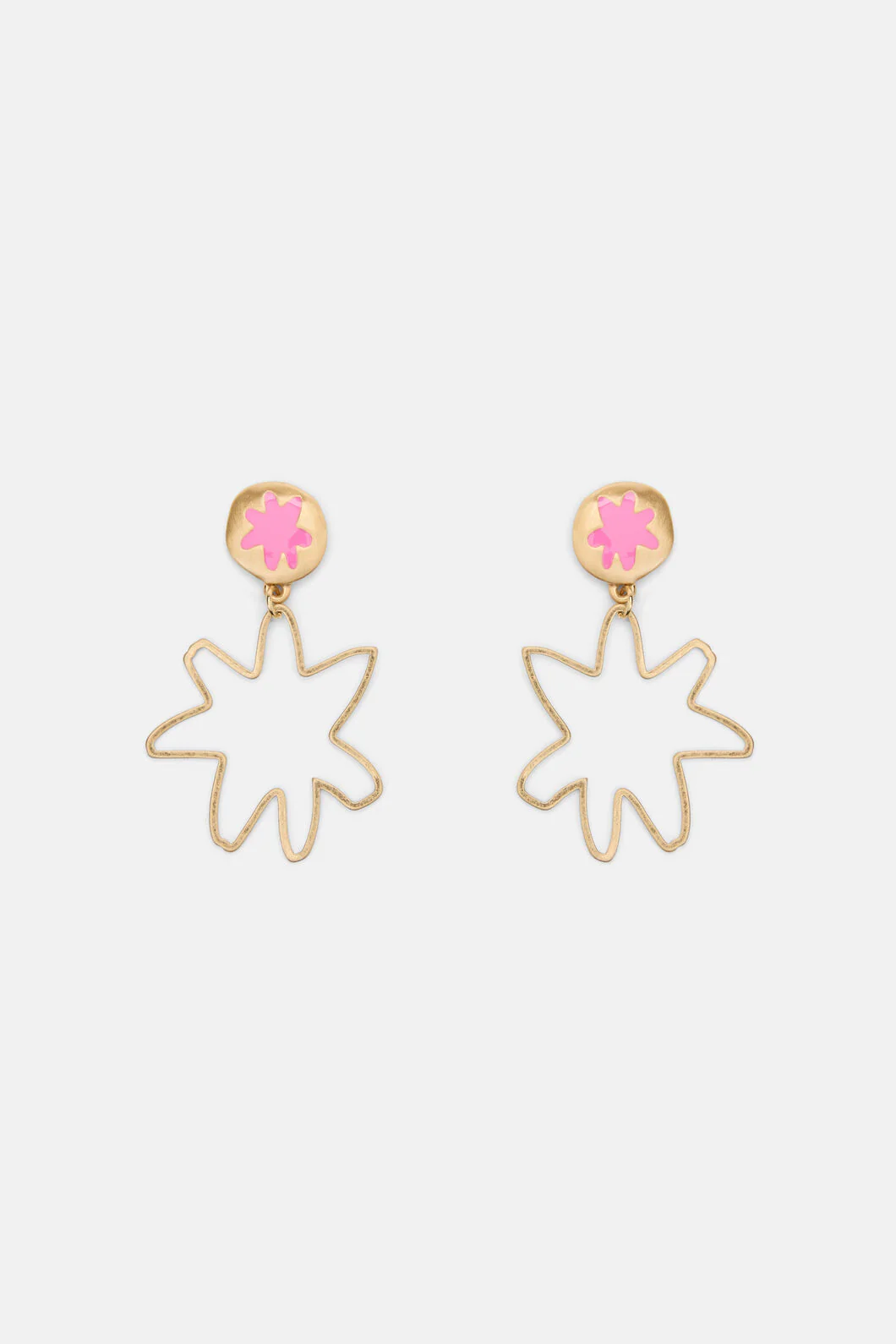 Stamped Star Earring - Image 2