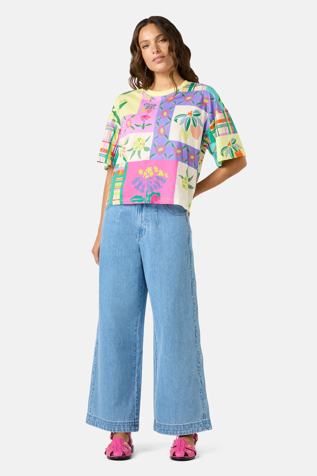 Stencil Garden Relaxed Tee - Image 2