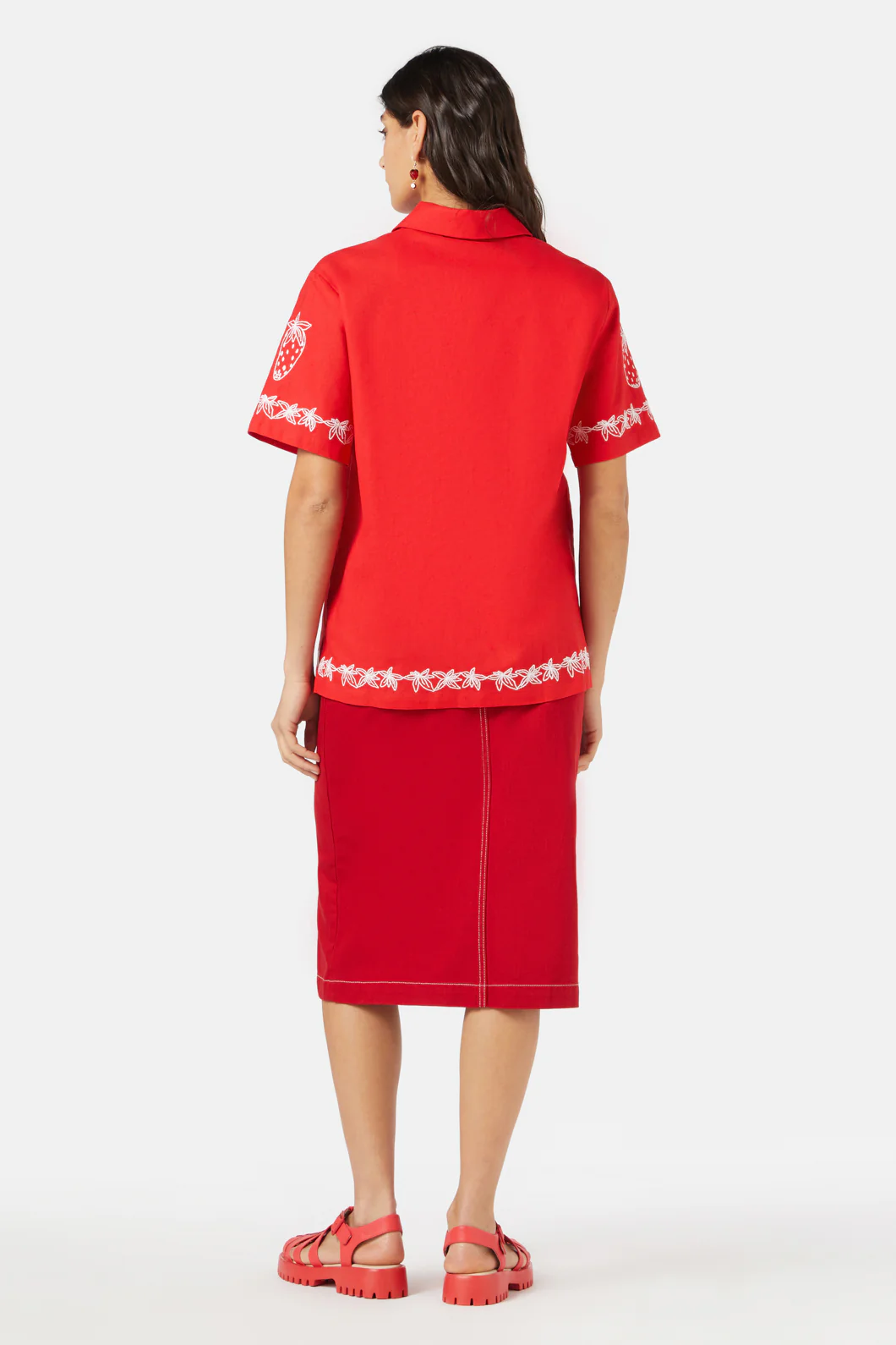 Strawberry Patch Emb Shirt - Image 6
