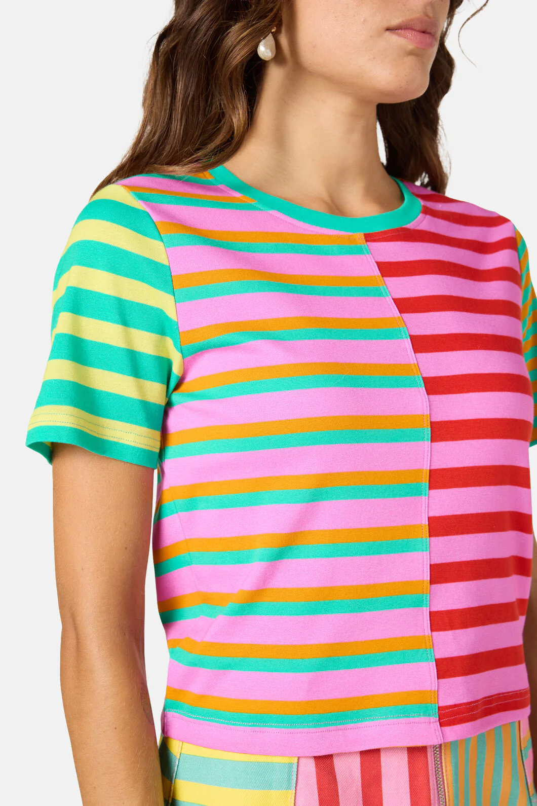 Stripe Lover Crop Tee - Image 5