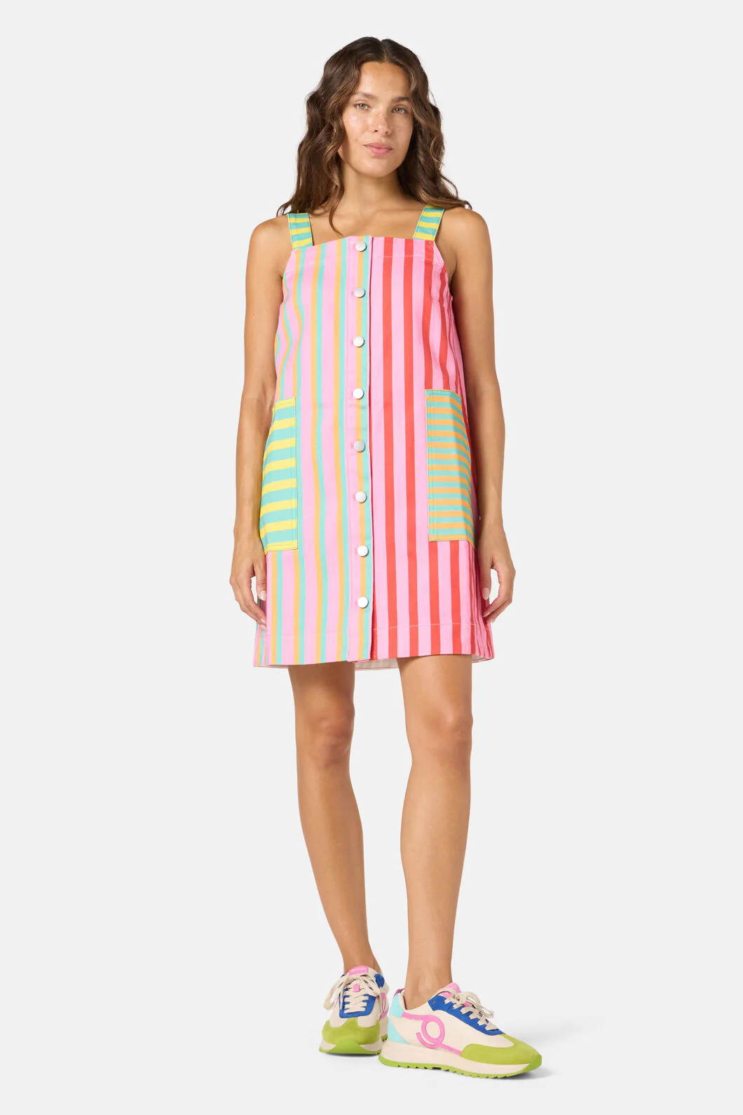 Stripe Lover Pinafore Dress - Image 2