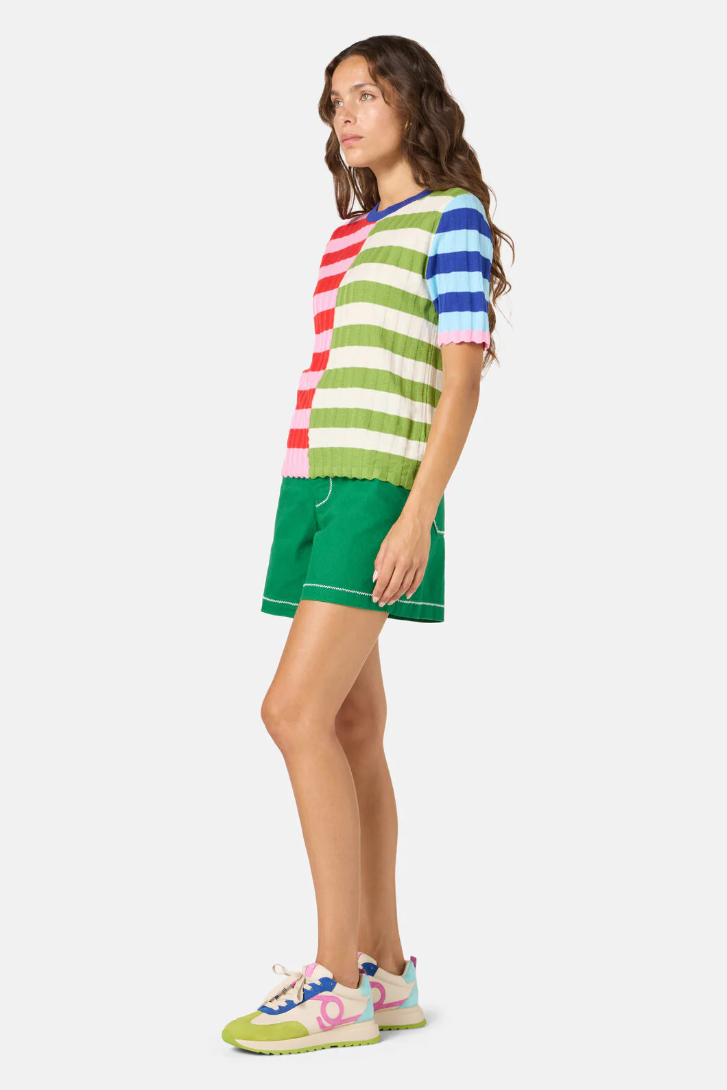 Stripe Pop Knit Top - Image 3