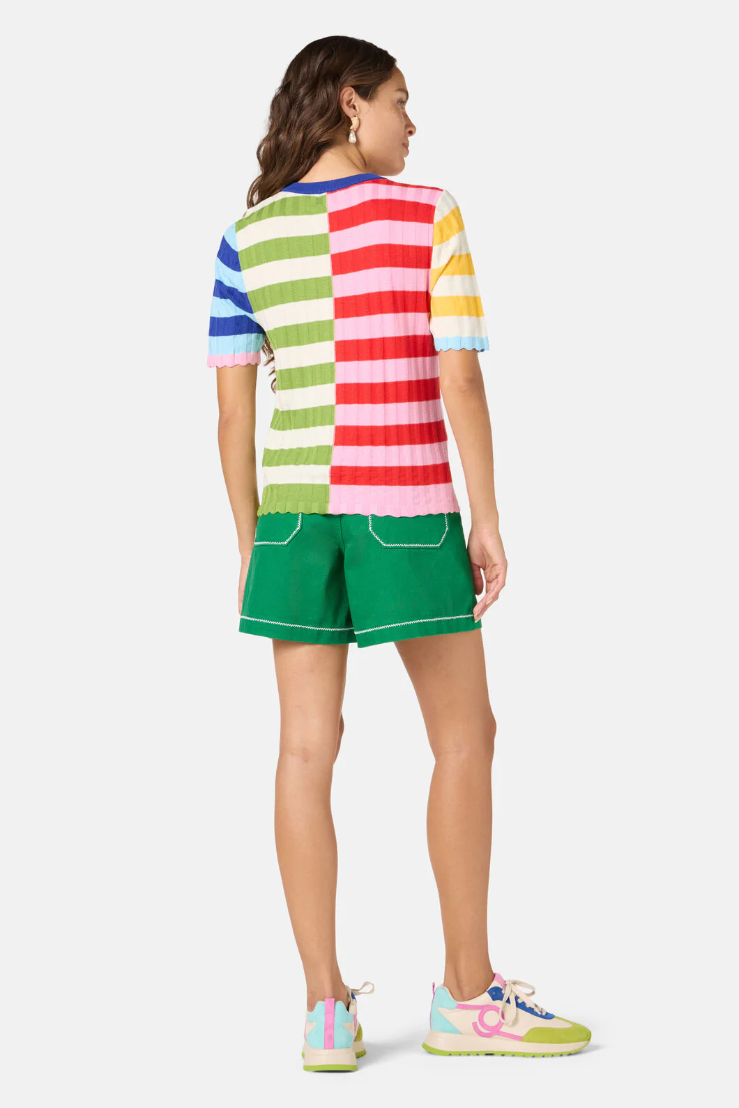 Stripe Pop Knit Top - Image 4