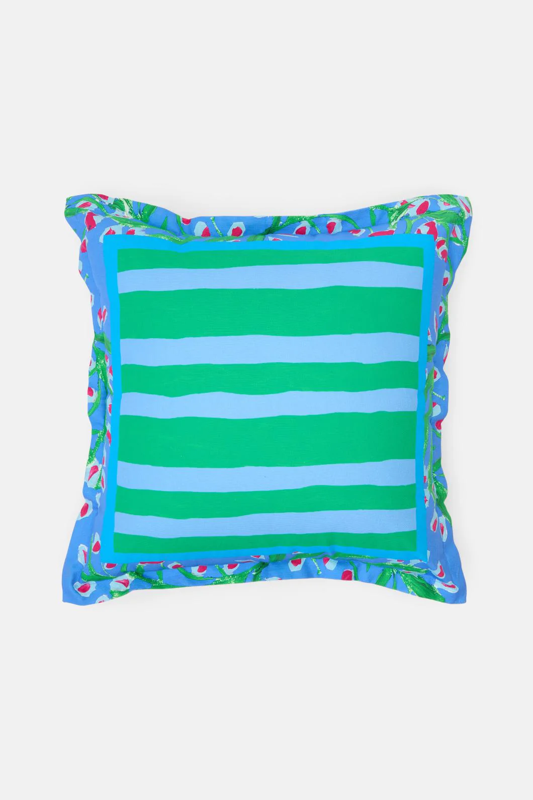 Striped Square Cushion - Image 2