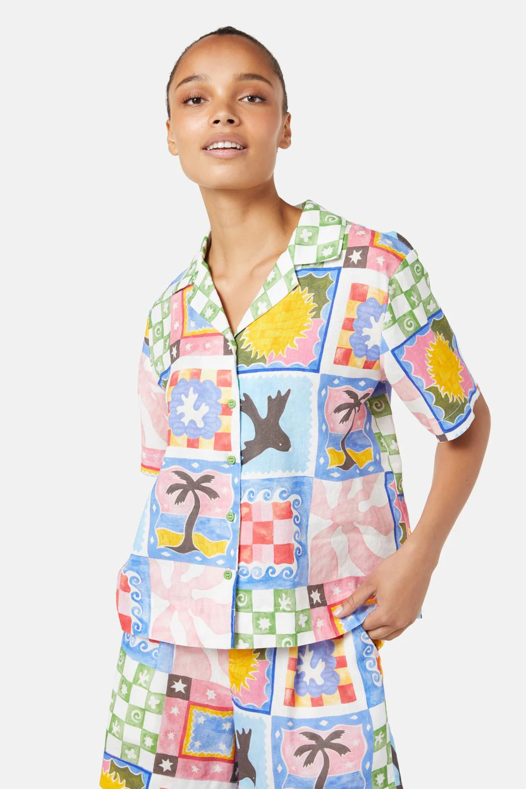Summer Squares Shirt - Image 7
