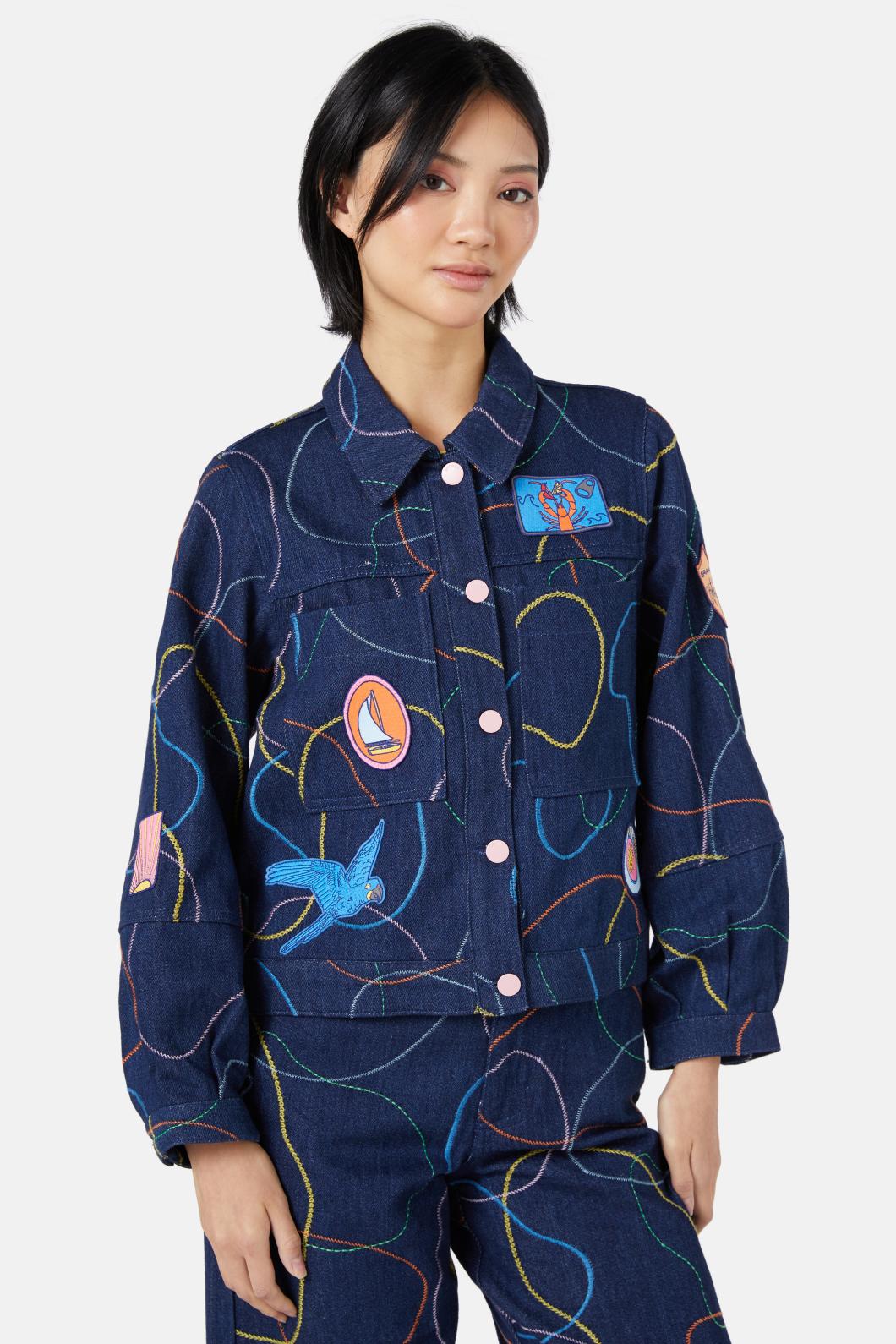 Taking A Trip Embroidered Jacket - Image 3