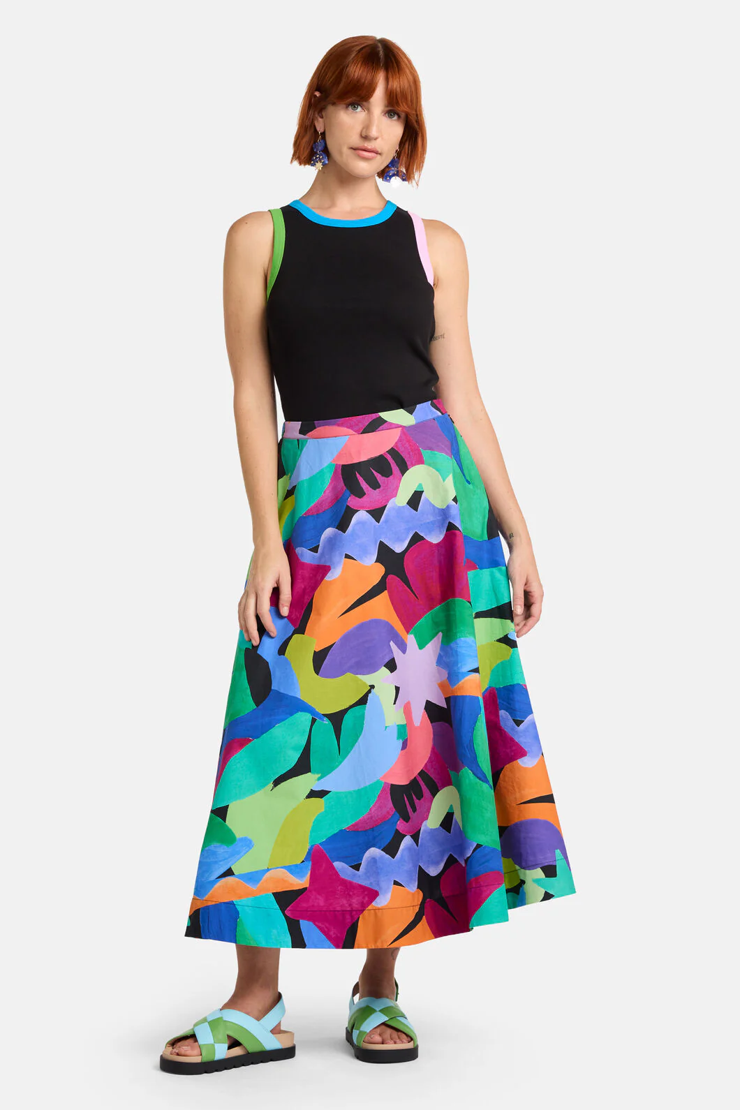 Tangled Tropic Midi Skirt - Image 2