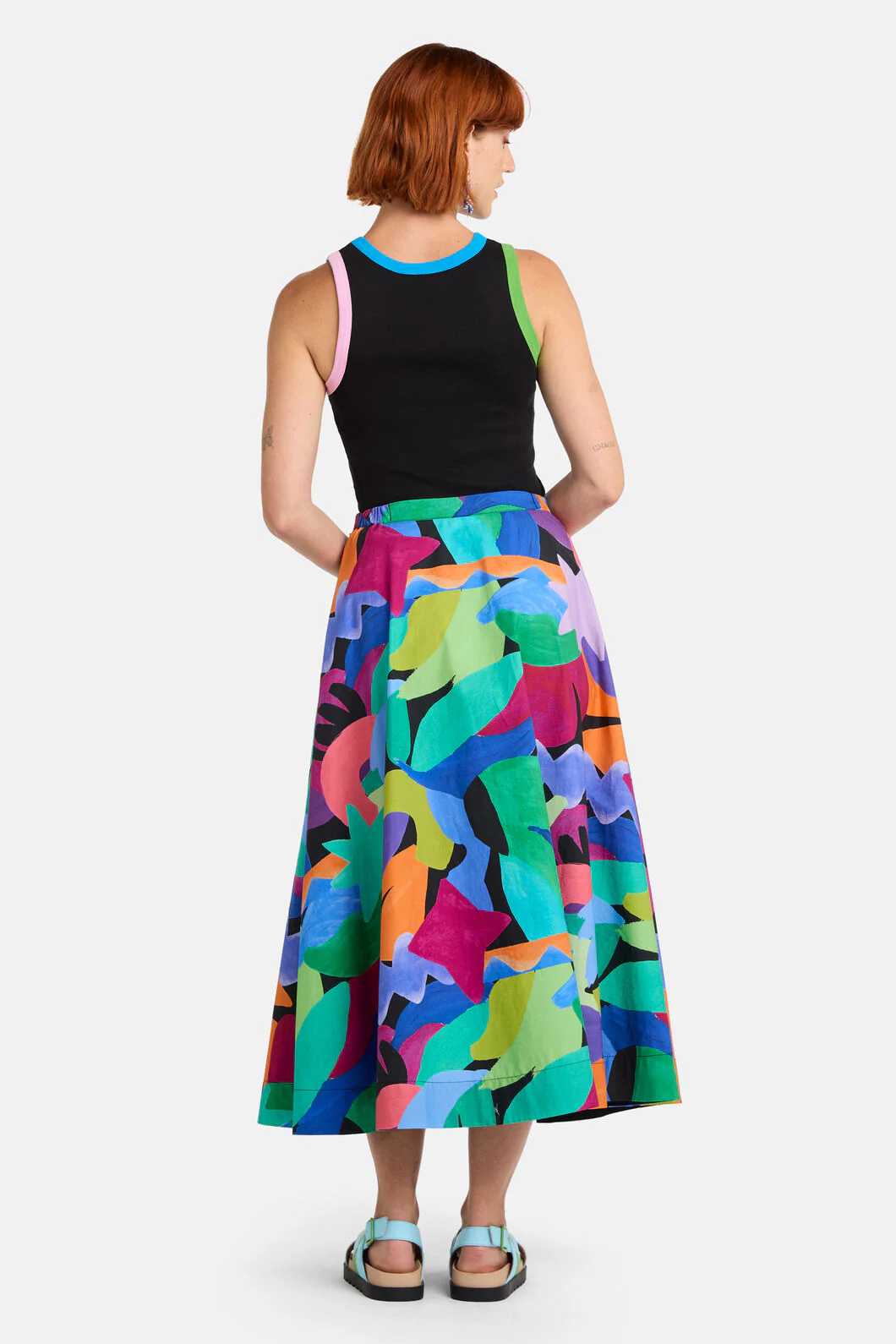 Tangled Tropic Midi Skirt - Image 4