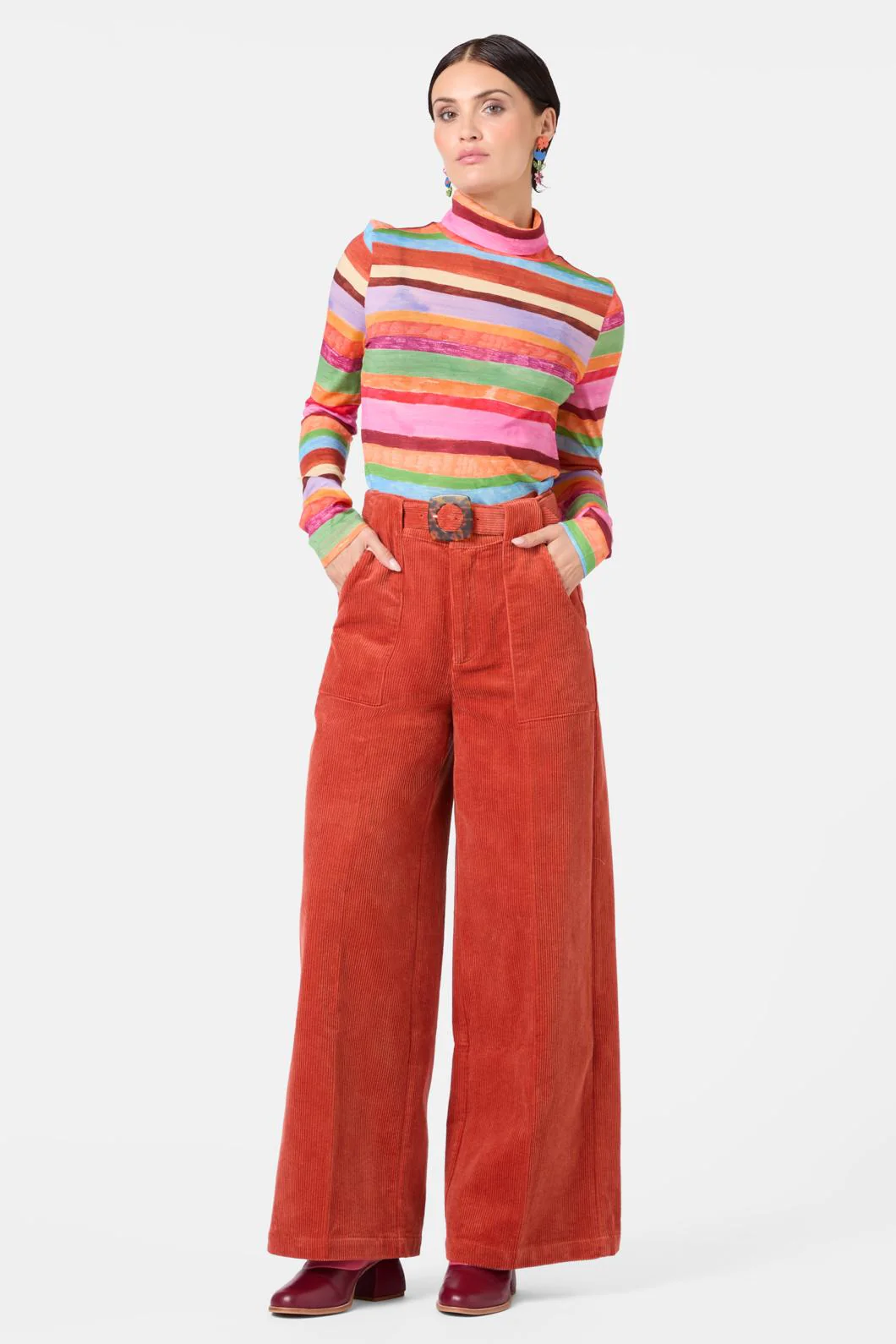 Technicolour Polo Top - Image 3