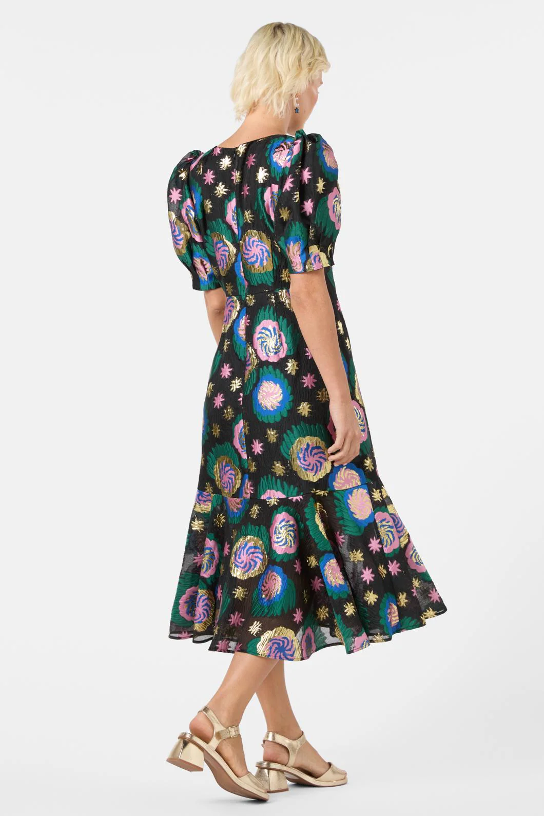 The Comet Jacquard Dress - Image 7