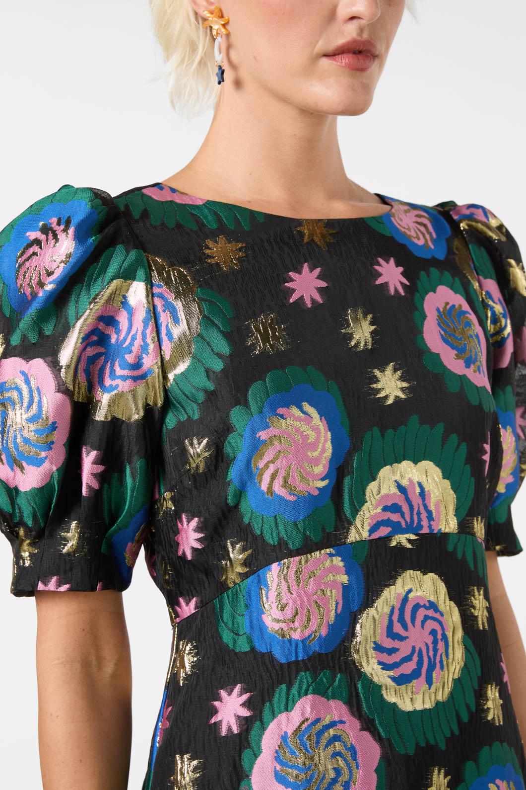 The Comet Jacquard Dress - Image 8