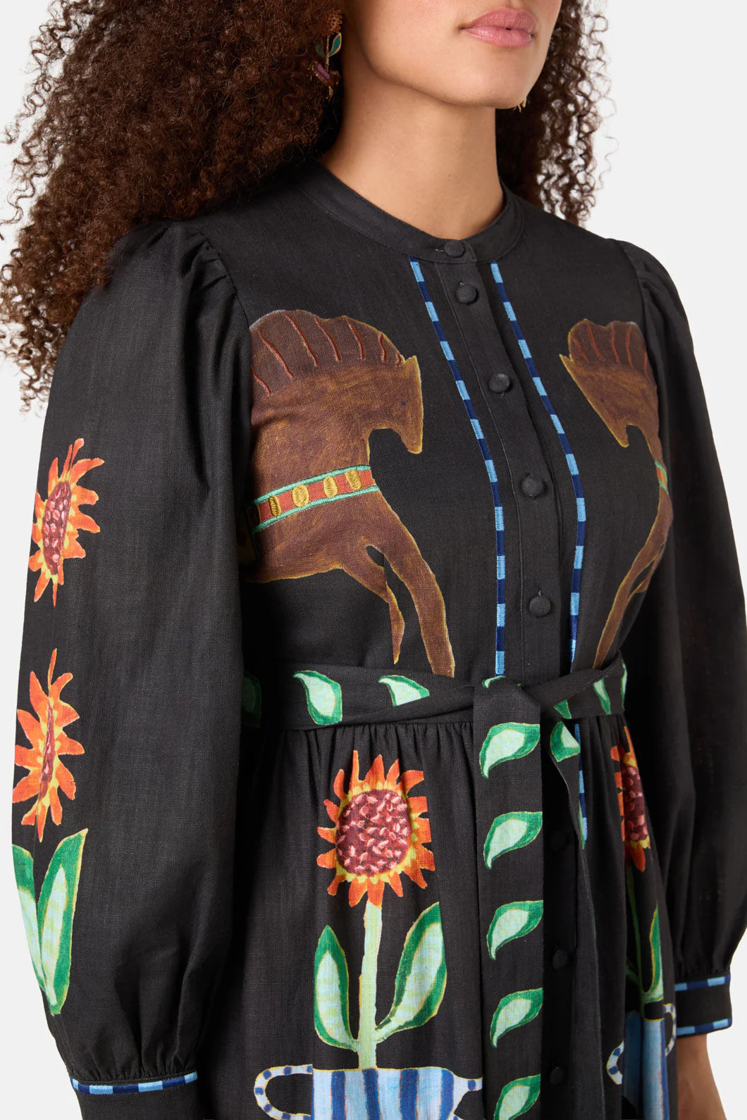 The Horses Midi Dress - Image 10