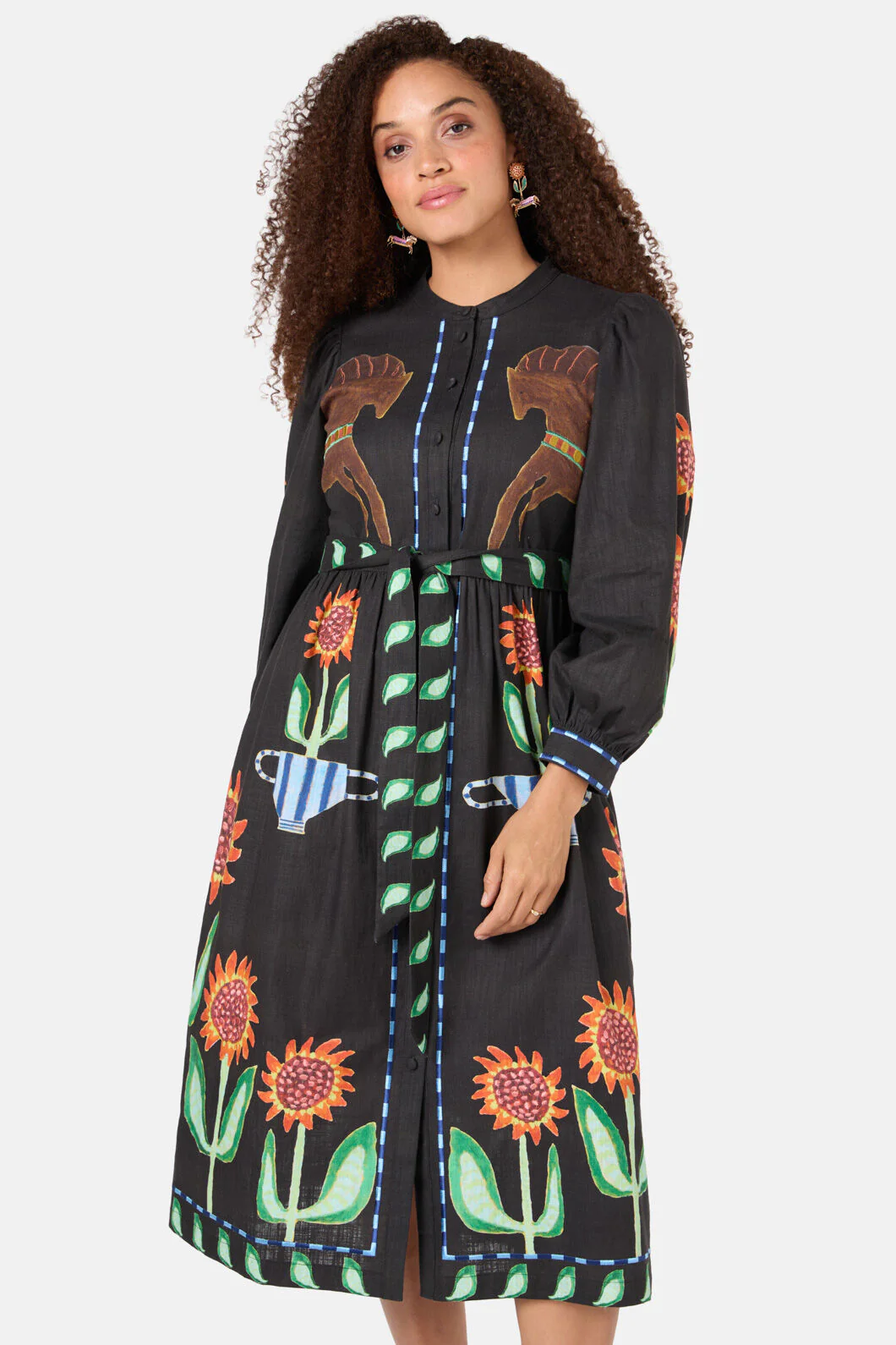 The Horses Midi Dress - Image 2