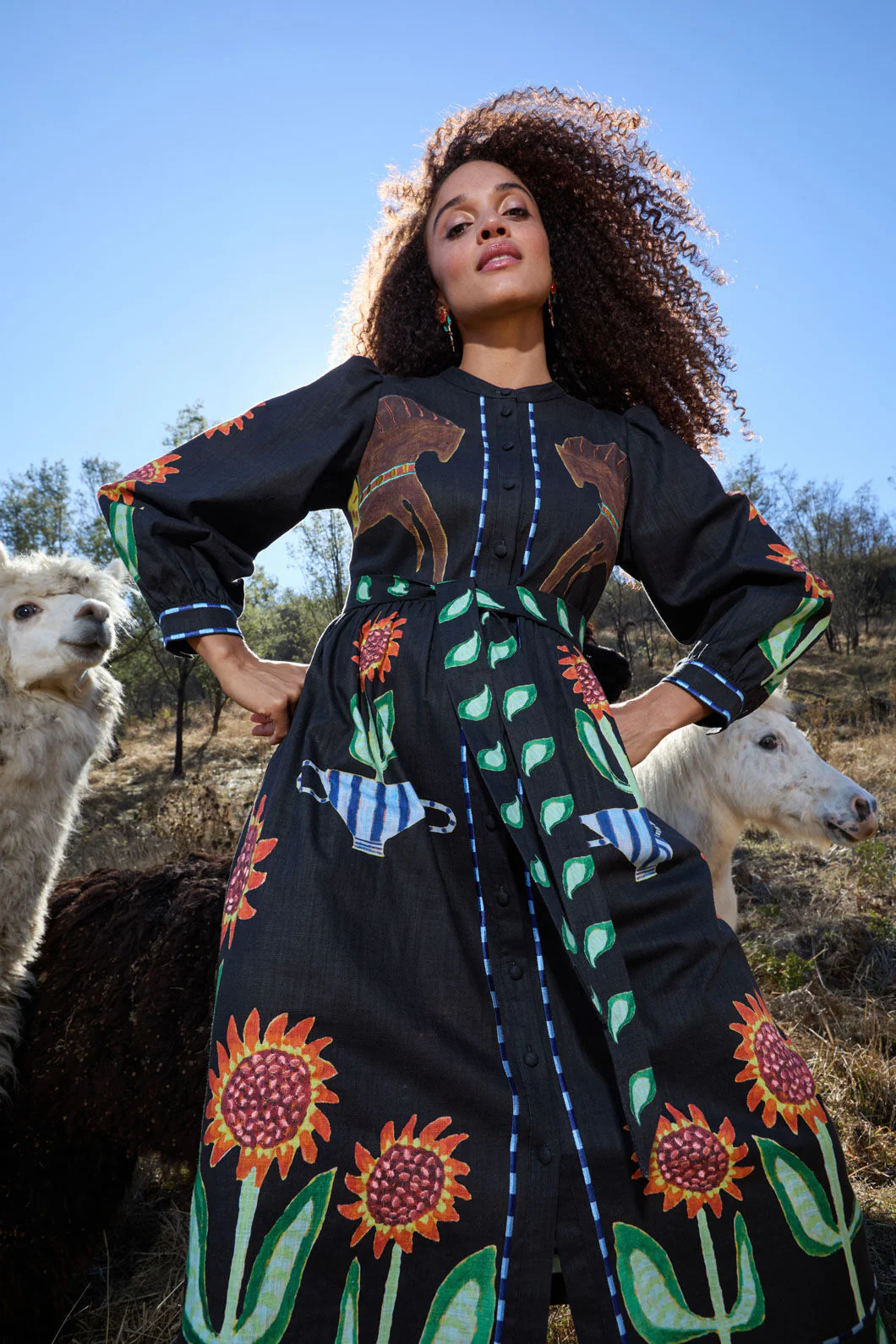 The Horses Midi Dress - Image 3