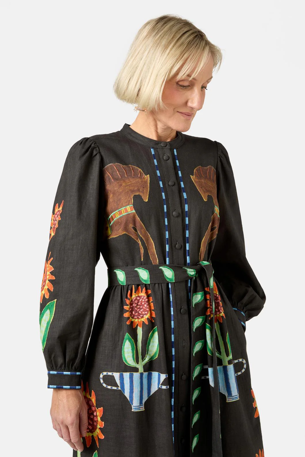 The Horses Midi Dress - Image 5