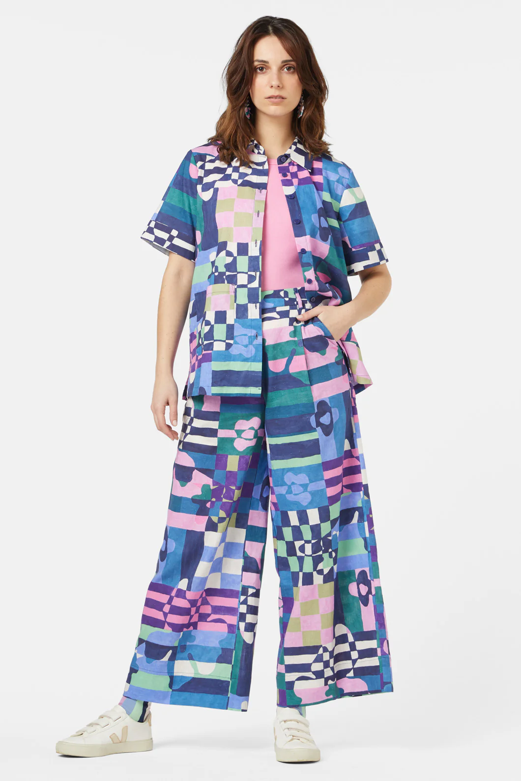 Tropic Check Skort - Image 3