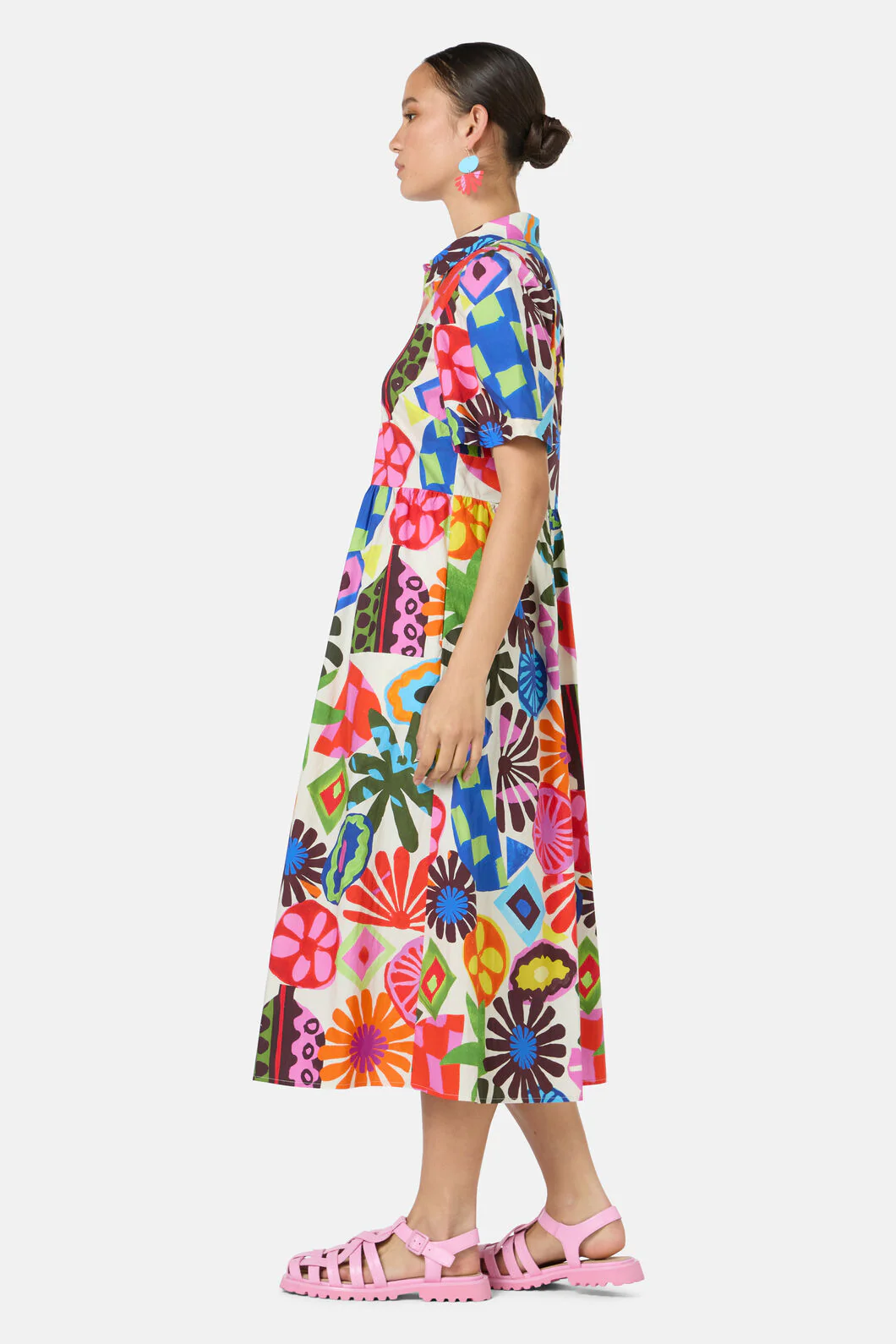 Tropic Pop Shirt Dress - Image 2