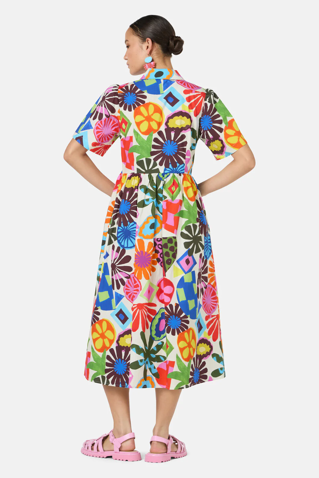 Tropic Pop Shirt Dress - Image 3